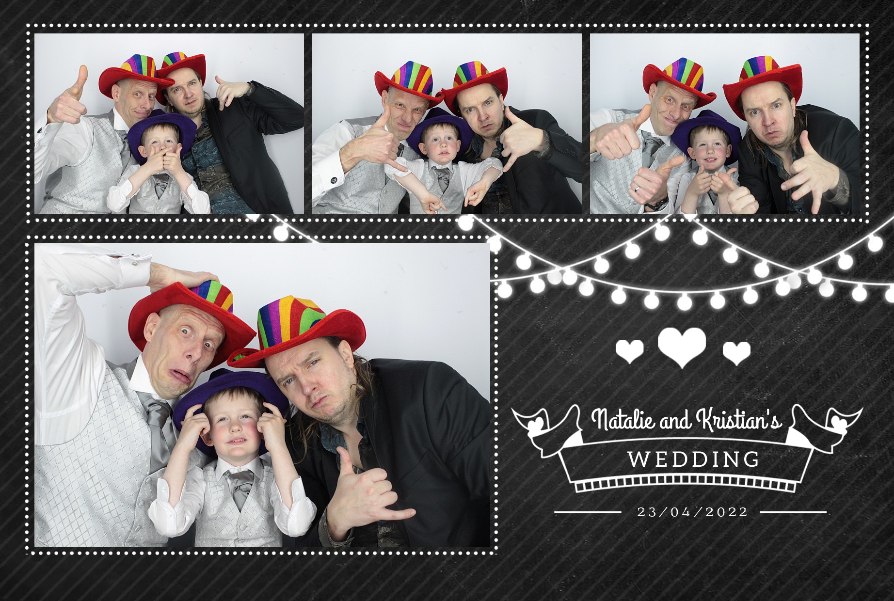 Natalie & kristian's Wedding  | View more photos from the event at gallery.myphotoboothexperience.co.uk/u/MyPhotoBoothExperienceLtd/Natalie-kristians-Wedding