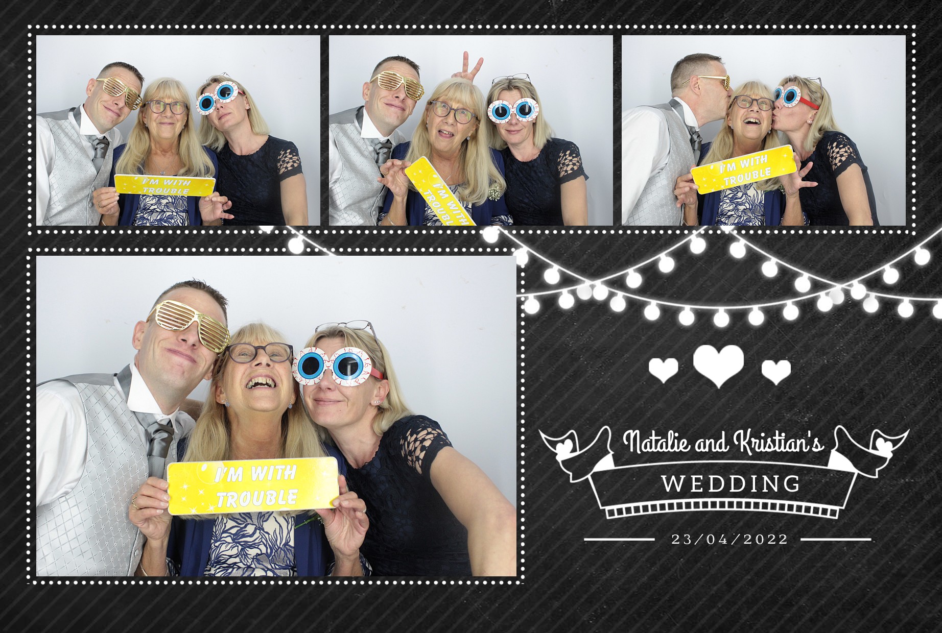 Natalie & kristian's Wedding  | View more photos from the event at gallery.myphotoboothexperience.co.uk/u/MyPhotoBoothExperienceLtd/Natalie-kristians-Wedding