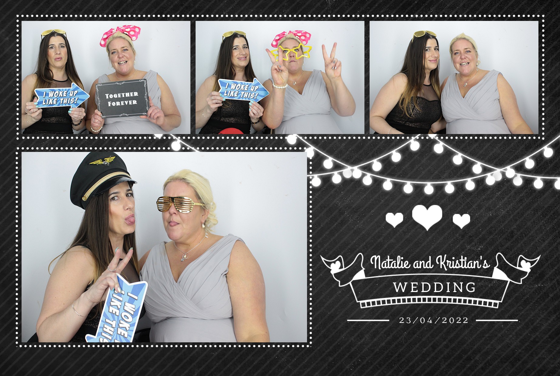 Natalie & kristian's Wedding  | View more photos from the event at gallery.myphotoboothexperience.co.uk/u/MyPhotoBoothExperienceLtd/Natalie-kristians-Wedding