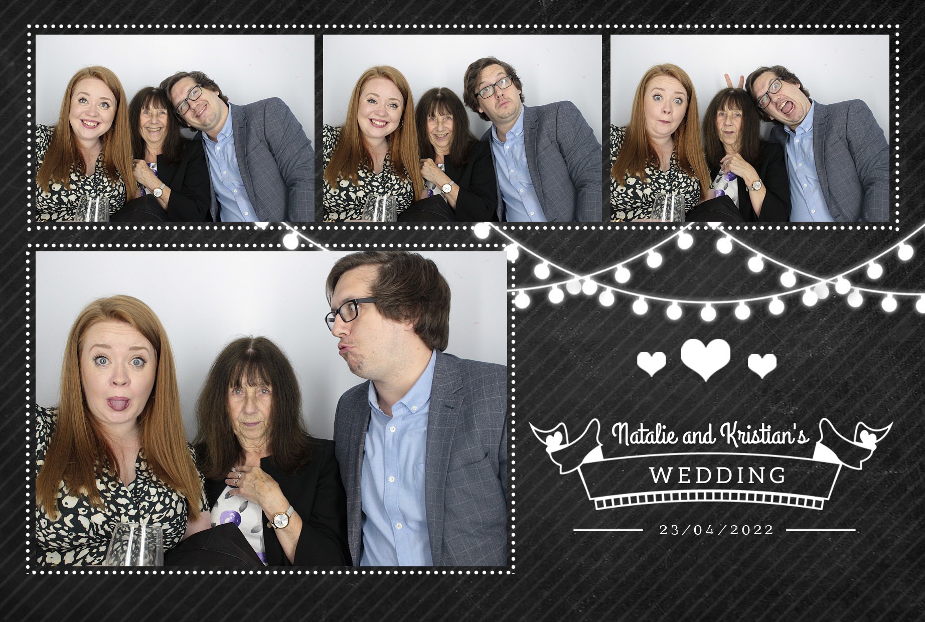 Natalie & kristian's Wedding  | View more photos from the event at gallery.myphotoboothexperience.co.uk/u/MyPhotoBoothExperienceLtd/Natalie-kristians-Wedding