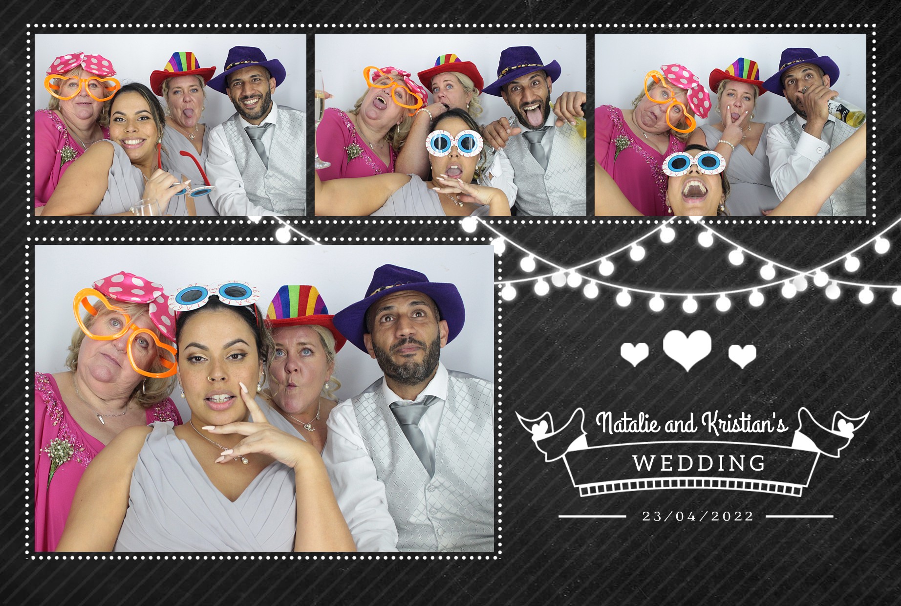 Natalie & kristian's Wedding  | View more photos from the event at gallery.myphotoboothexperience.co.uk/u/MyPhotoBoothExperienceLtd/Natalie-kristians-Wedding