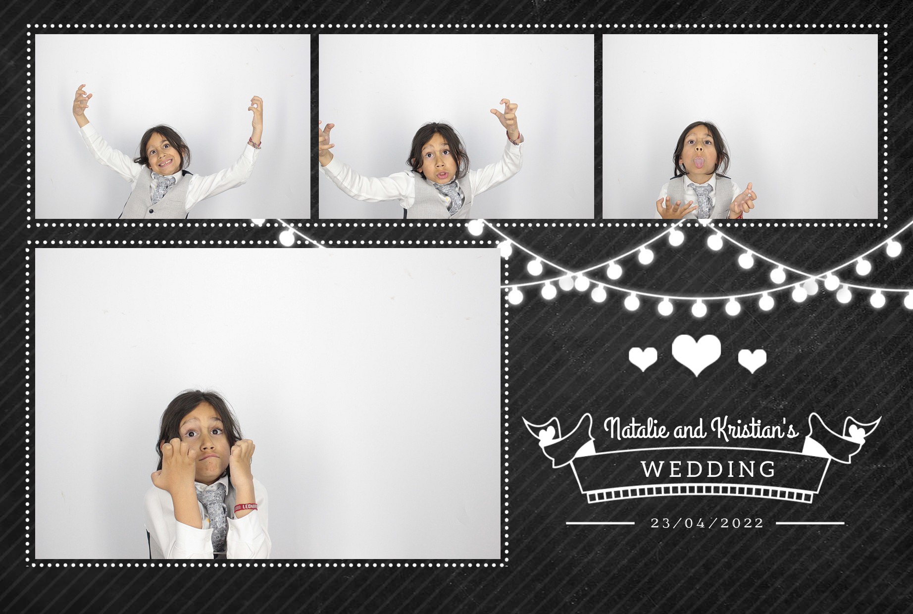 Natalie & kristian's Wedding  | View more photos from the event at gallery.myphotoboothexperience.co.uk/u/MyPhotoBoothExperienceLtd/Natalie-kristians-Wedding