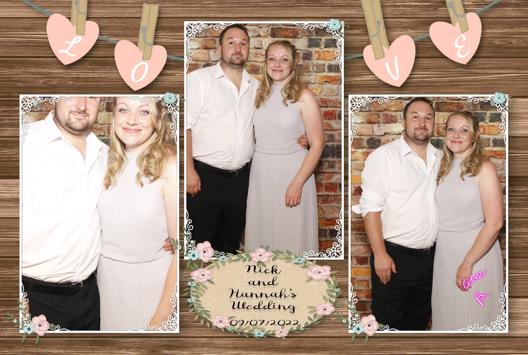 Nick and Hannah's Wedding  | View more photos from the event at gallery.myphotoboothexperience.co.uk/u/MyPhotoBoothExperienceLtd/Nick-and-Hannahs-Wedding