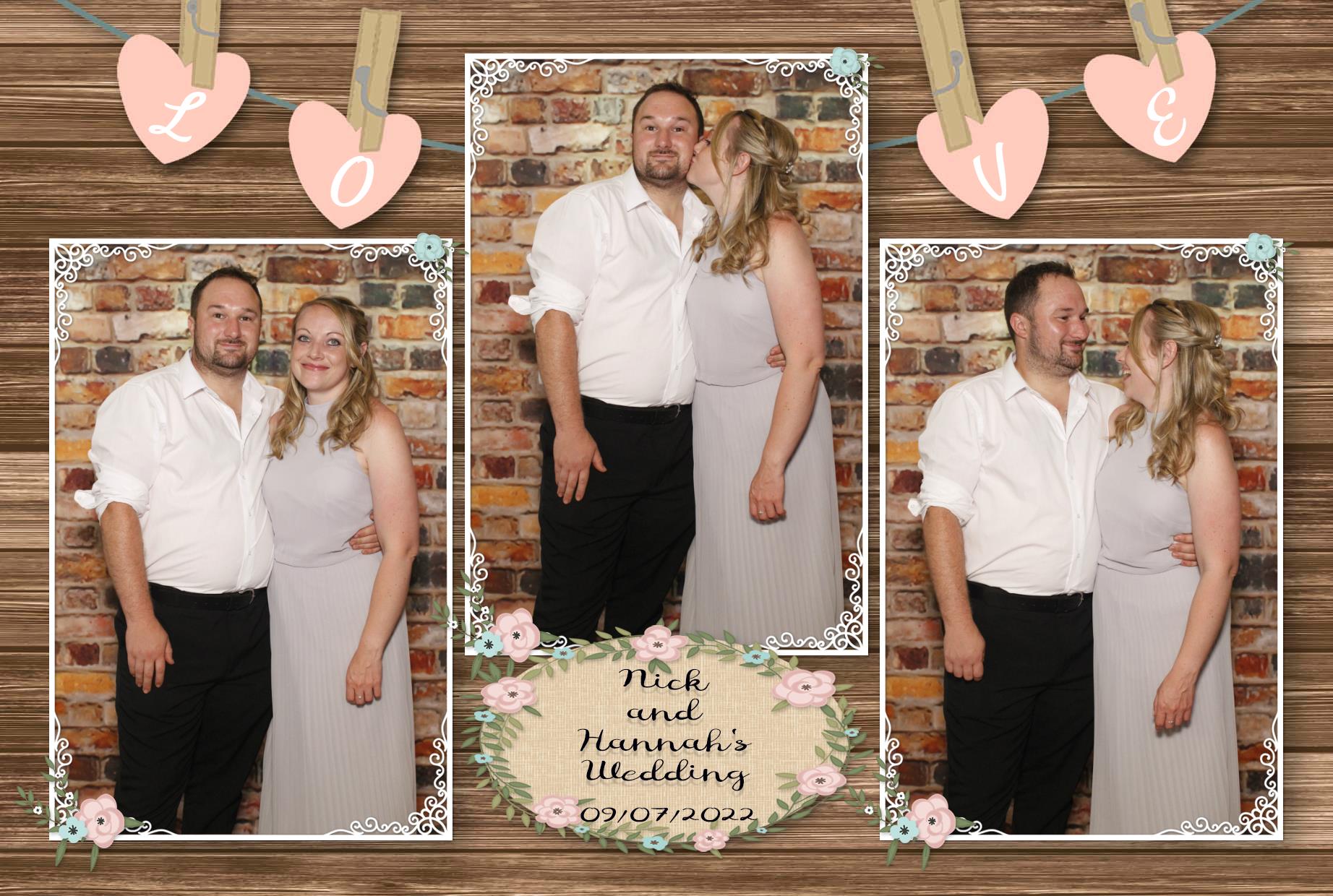 Nick and Hannah's Wedding  | View more photos from the event at gallery.myphotoboothexperience.co.uk/u/MyPhotoBoothExperienceLtd/Nick-and-Hannahs-Wedding