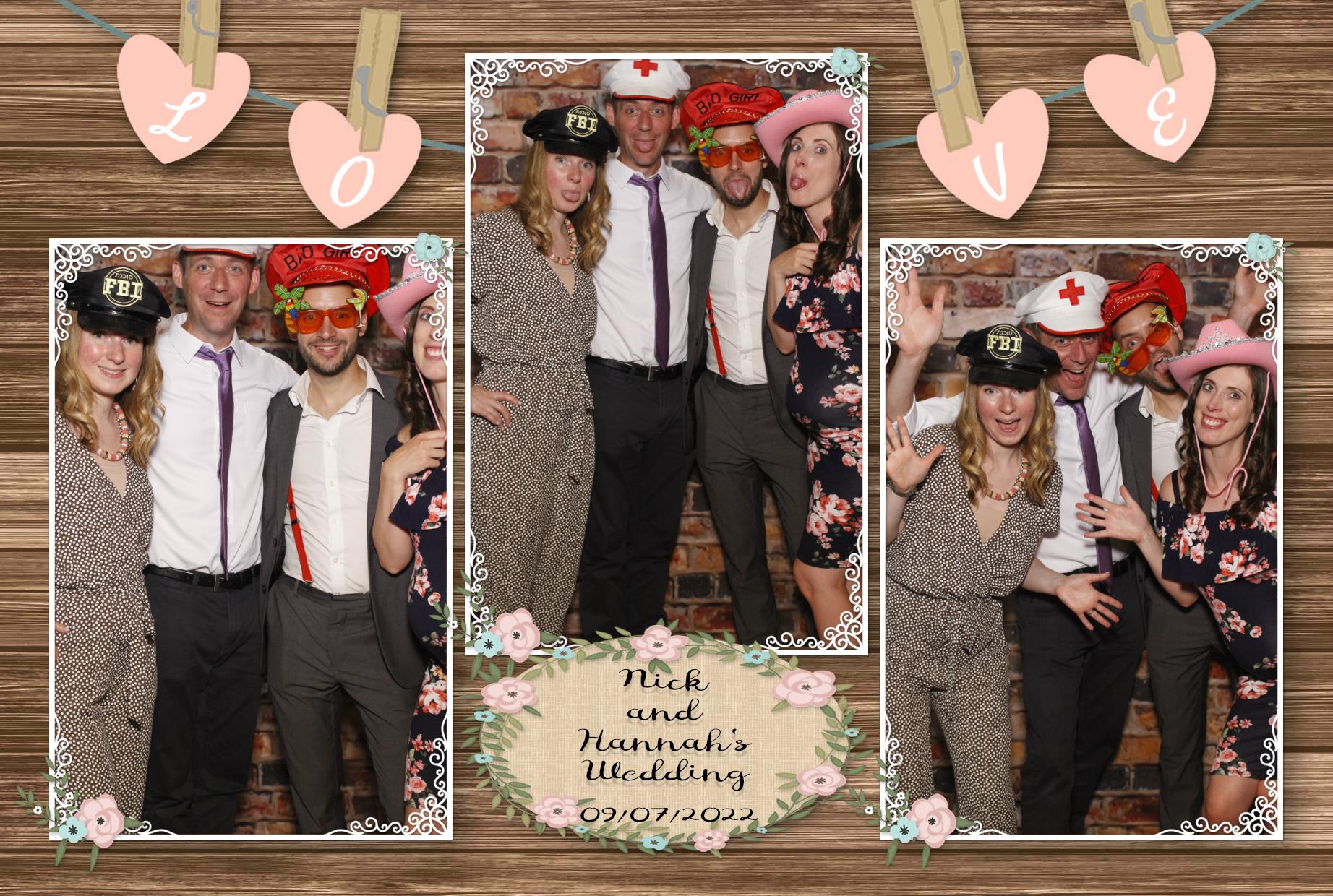 Nick and Hannah's Wedding  | View more photos from the event at gallery.myphotoboothexperience.co.uk/u/MyPhotoBoothExperienceLtd/Nick-and-Hannahs-Wedding