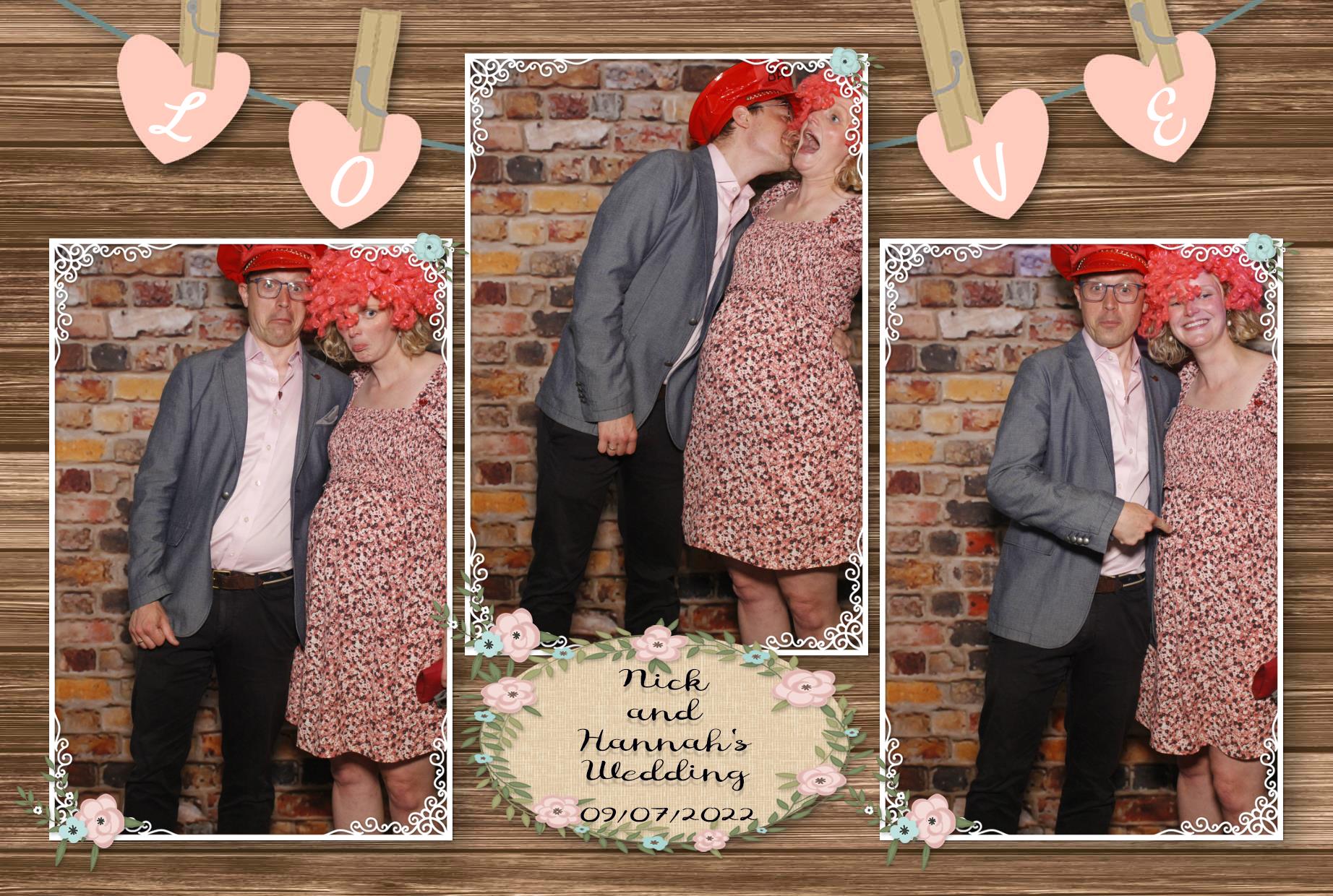 Nick and Hannah's Wedding  | View more photos from the event at gallery.myphotoboothexperience.co.uk/u/MyPhotoBoothExperienceLtd/Nick-and-Hannahs-Wedding