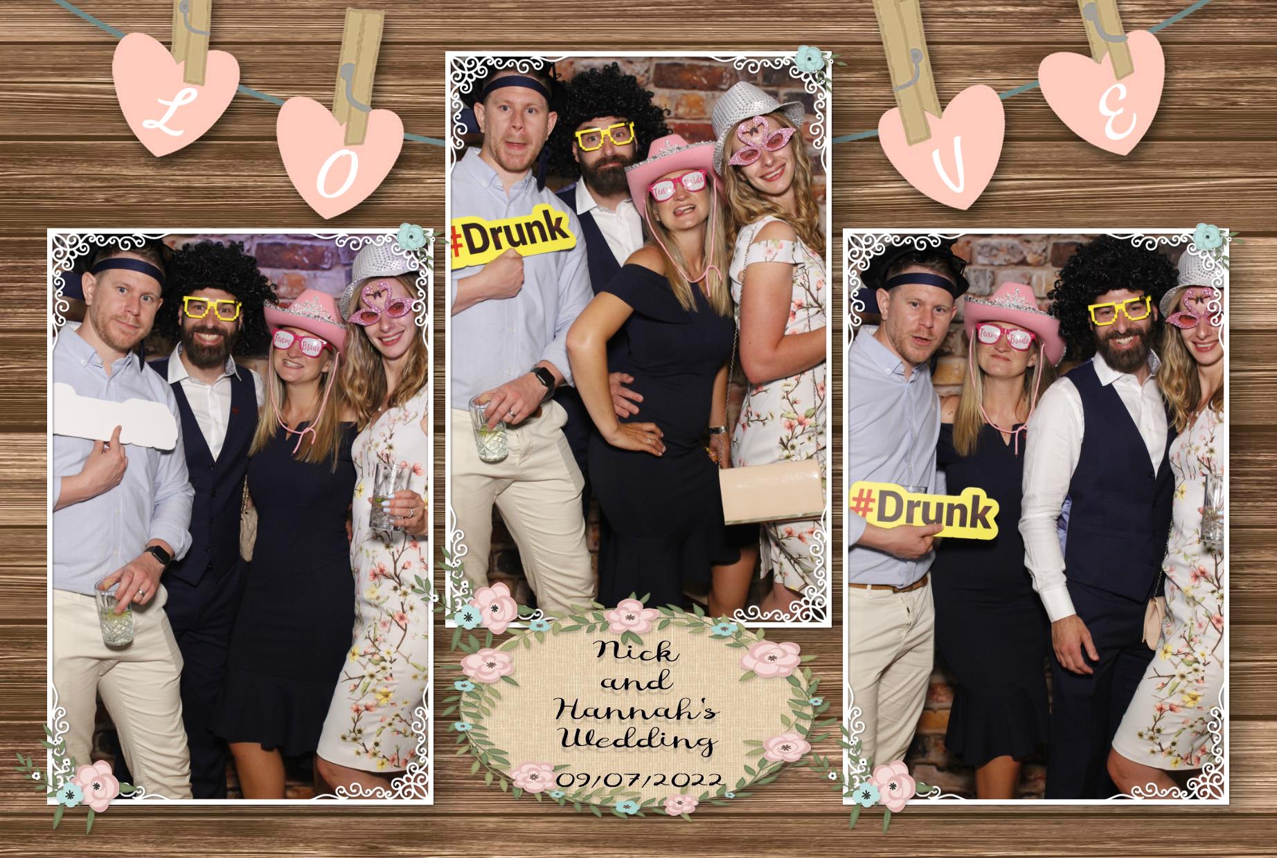Nick and Hannah's Wedding  | View more photos from the event at gallery.myphotoboothexperience.co.uk/u/MyPhotoBoothExperienceLtd/Nick-and-Hannahs-Wedding