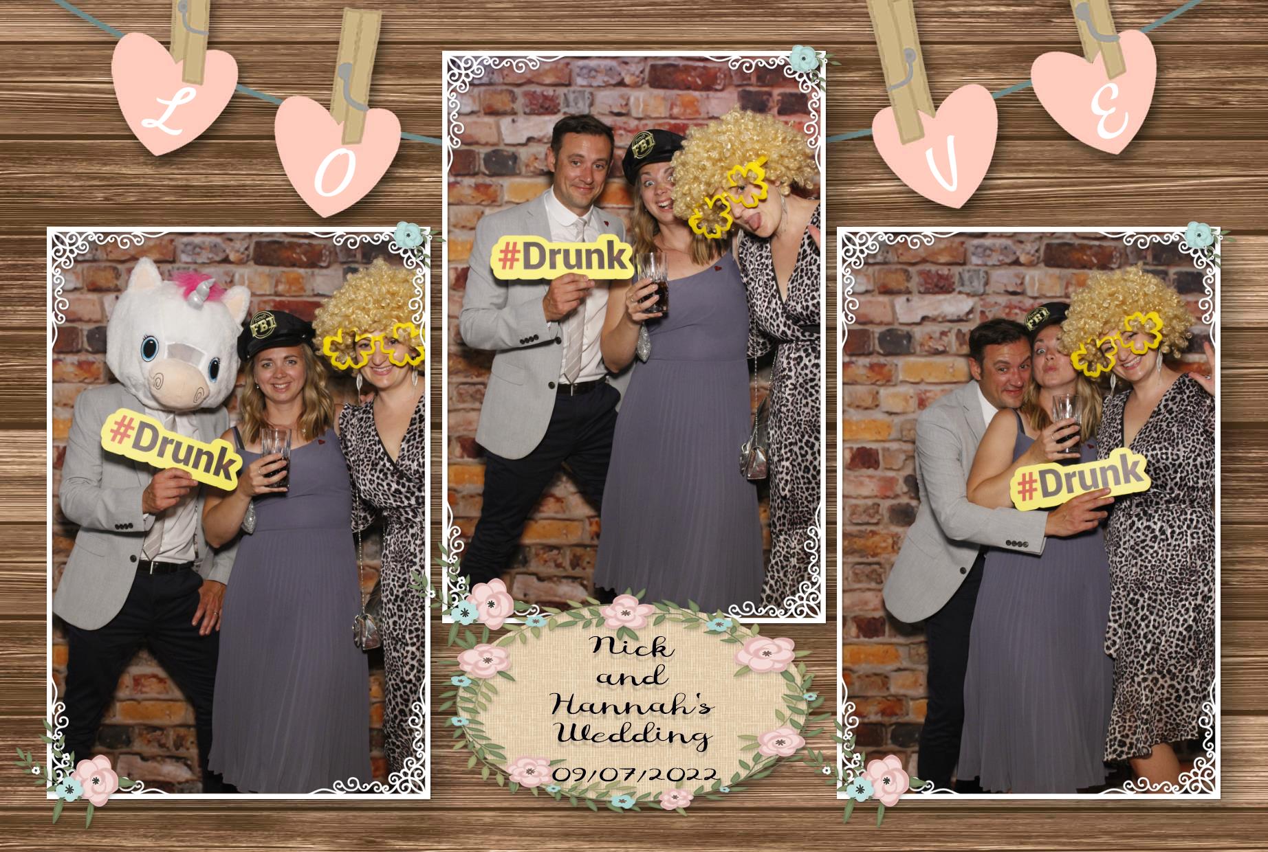 Nick and Hannah's Wedding  | View more photos from the event at gallery.myphotoboothexperience.co.uk/u/MyPhotoBoothExperienceLtd/Nick-and-Hannahs-Wedding