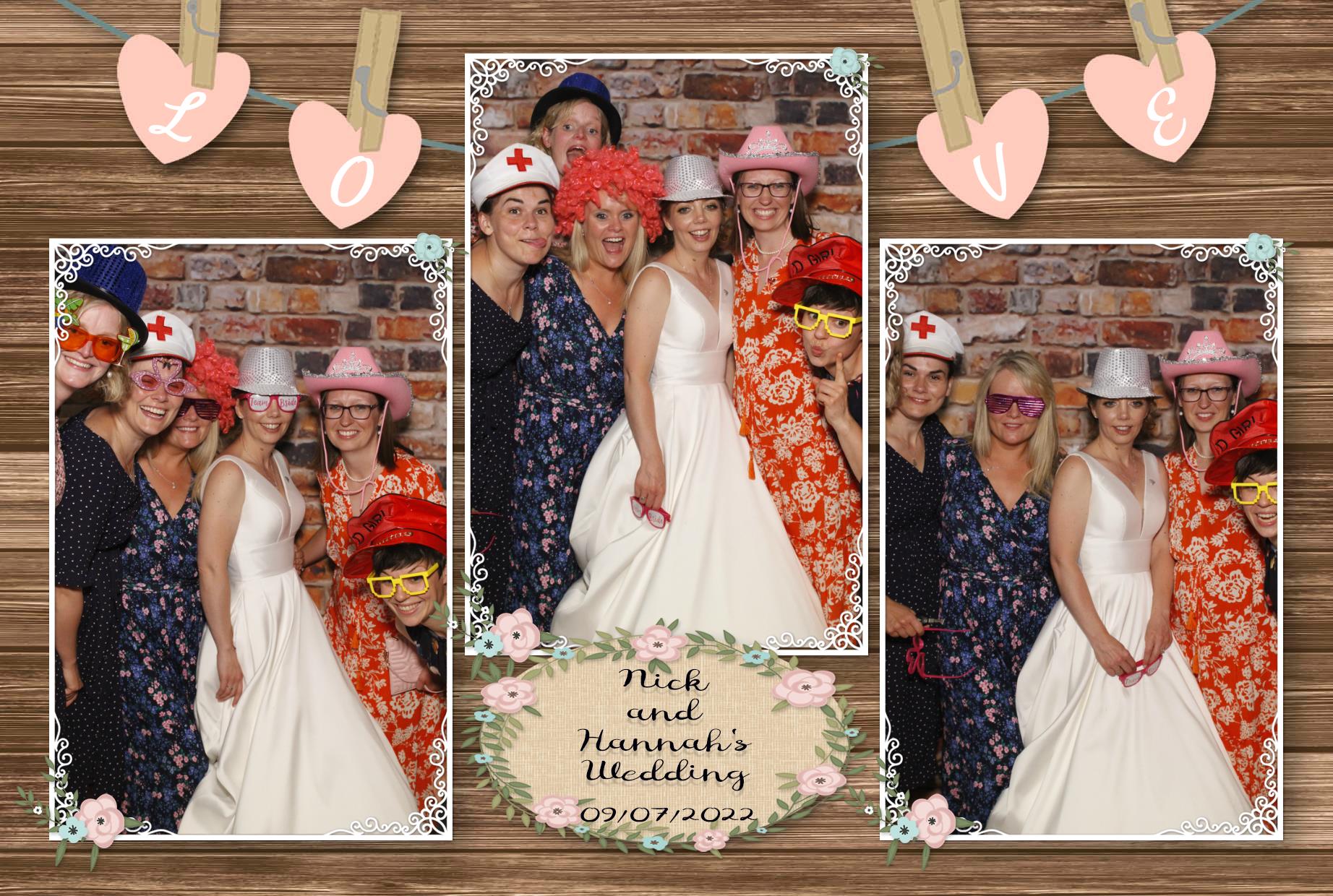Nick and Hannah's Wedding  | View more photos from the event at gallery.myphotoboothexperience.co.uk/u/MyPhotoBoothExperienceLtd/Nick-and-Hannahs-Wedding