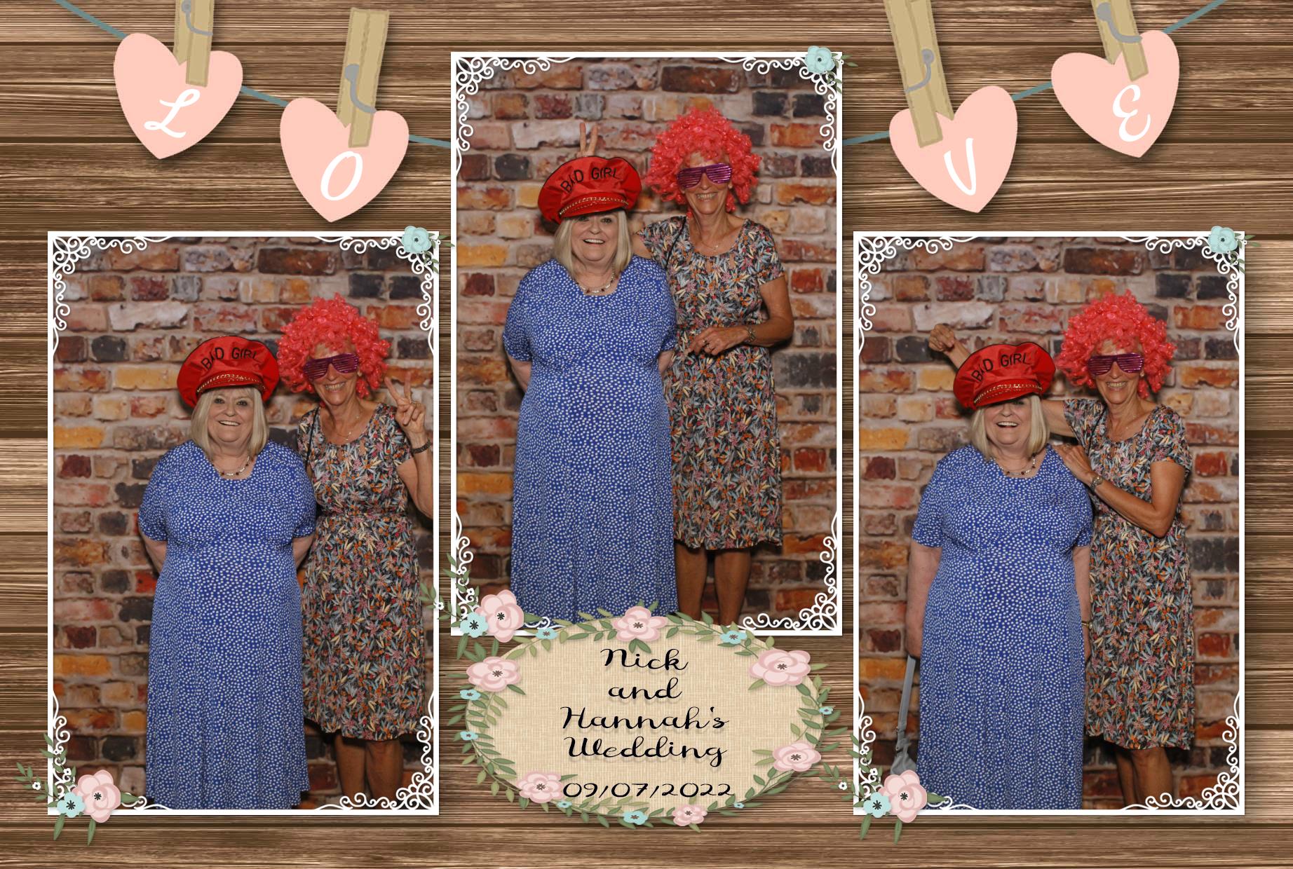 Nick and Hannah's Wedding  | View more photos from the event at gallery.myphotoboothexperience.co.uk/u/MyPhotoBoothExperienceLtd/Nick-and-Hannahs-Wedding
