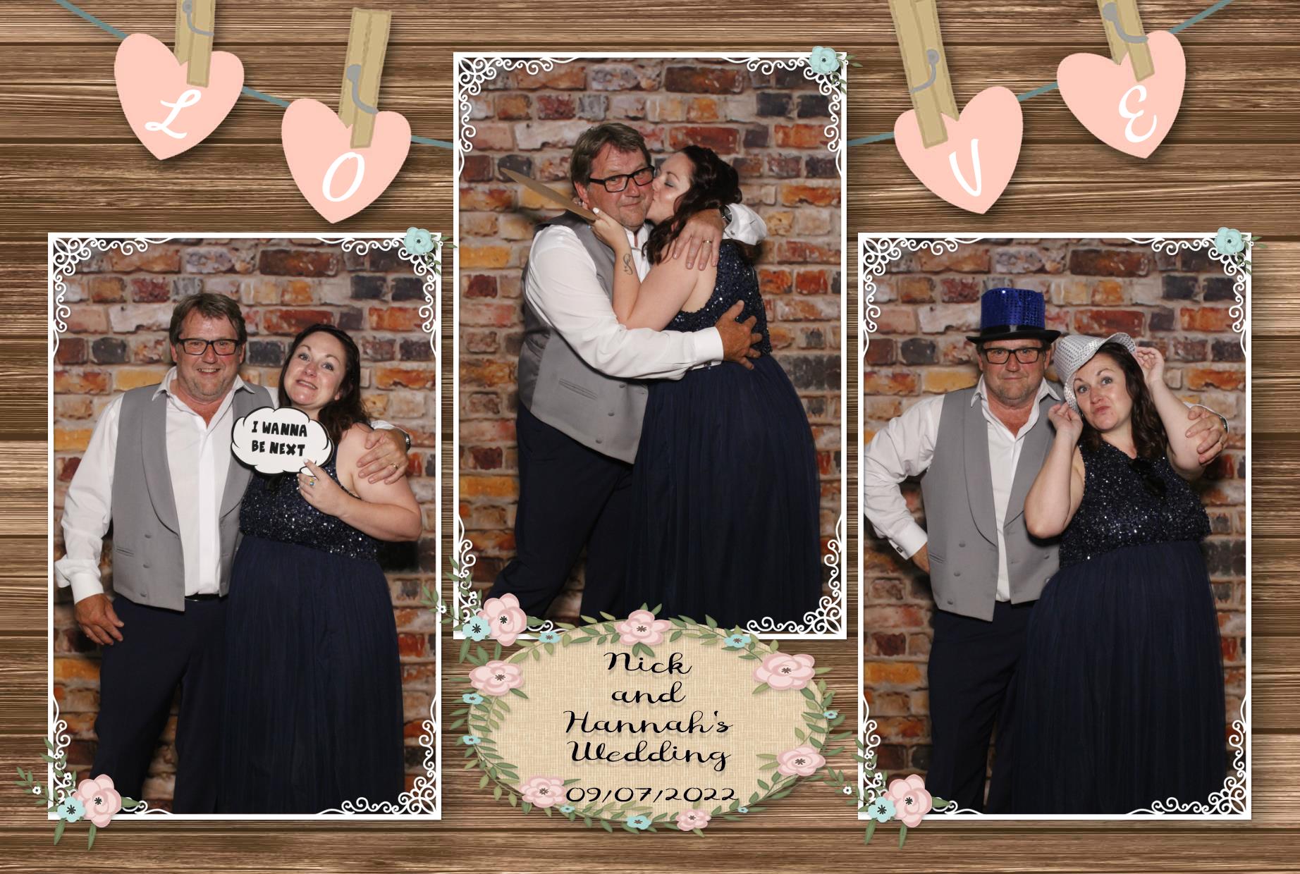 Nick and Hannah's Wedding  | View more photos from the event at gallery.myphotoboothexperience.co.uk/u/MyPhotoBoothExperienceLtd/Nick-and-Hannahs-Wedding