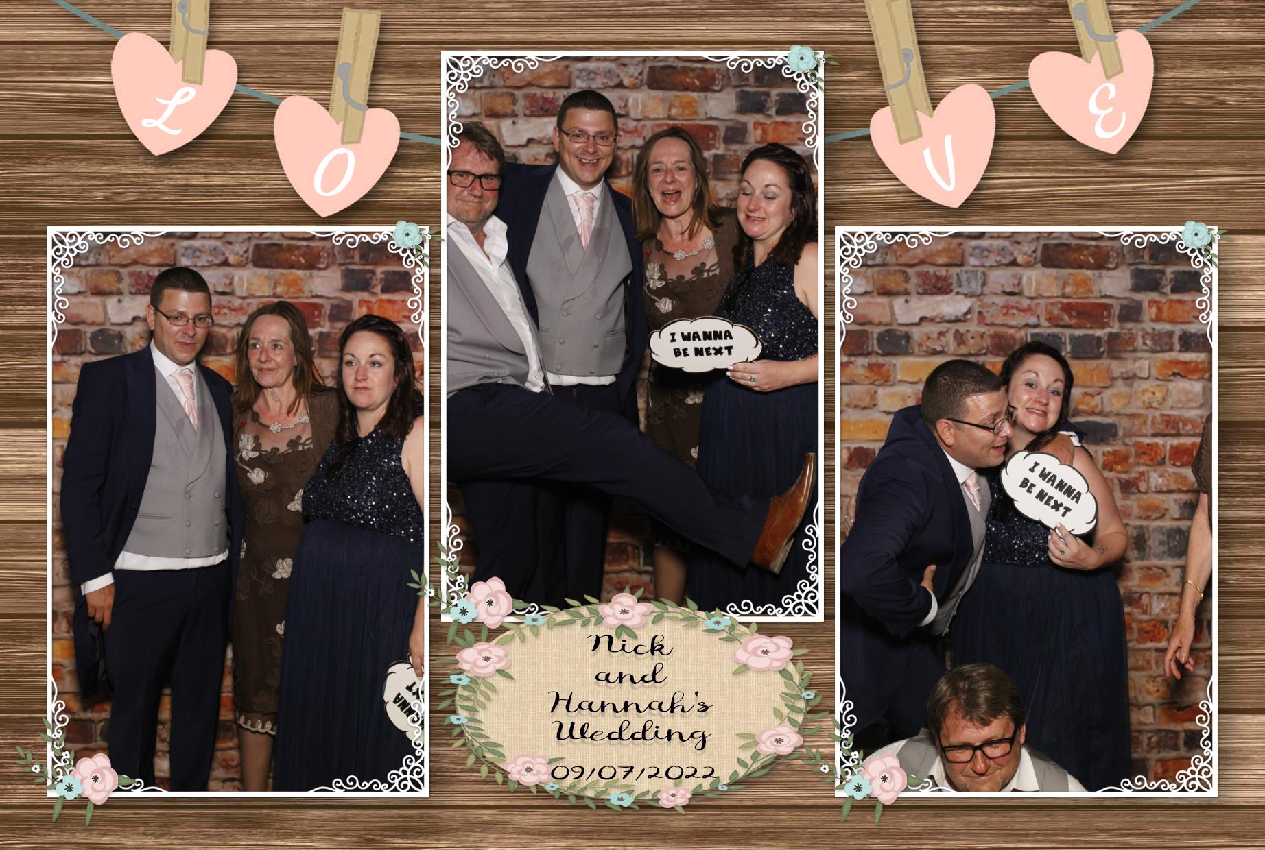 Nick and Hannah's Wedding  | View more photos from the event at gallery.myphotoboothexperience.co.uk/u/MyPhotoBoothExperienceLtd/Nick-and-Hannahs-Wedding