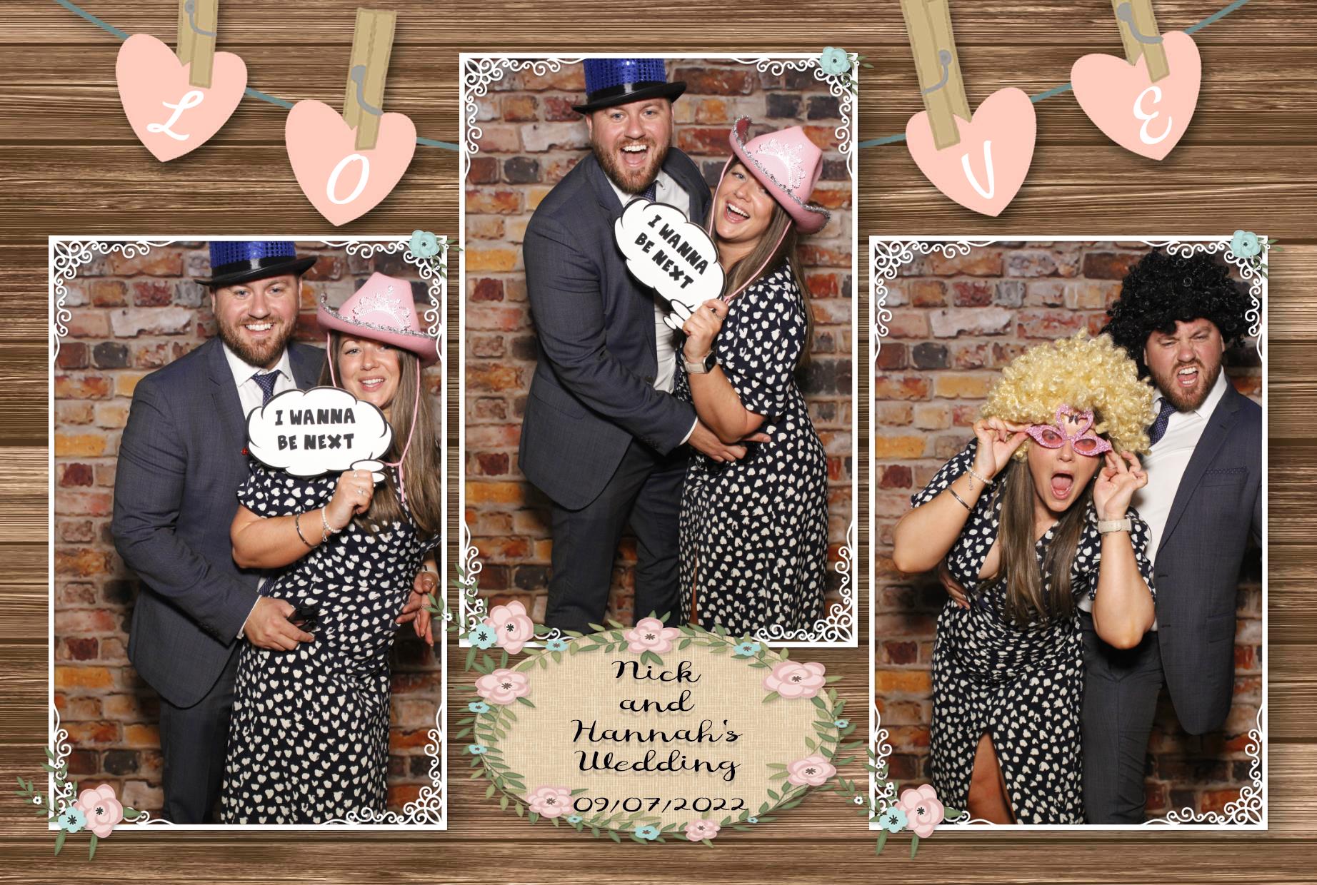 Nick and Hannah's Wedding  | View more photos from the event at gallery.myphotoboothexperience.co.uk/u/MyPhotoBoothExperienceLtd/Nick-and-Hannahs-Wedding