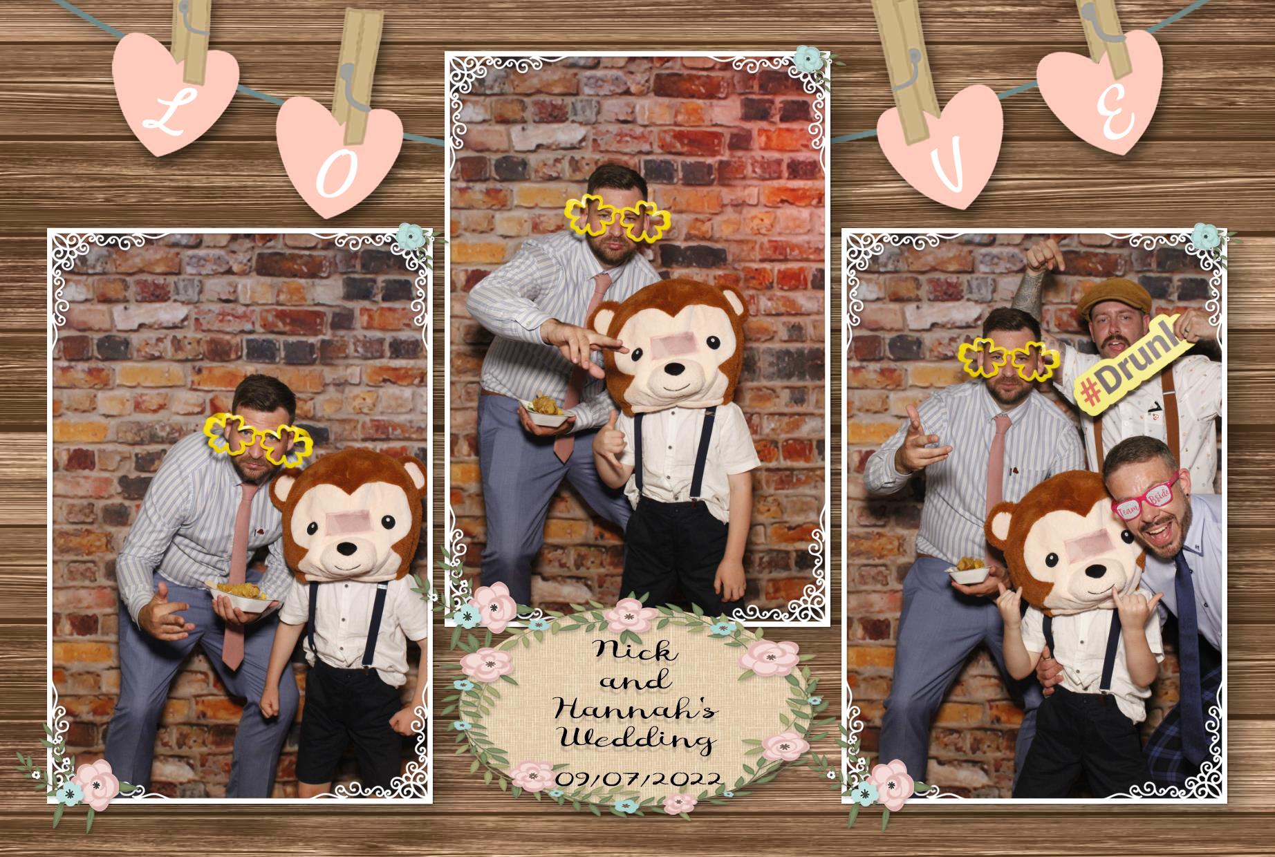 Nick and Hannah's Wedding  | View more photos from the event at gallery.myphotoboothexperience.co.uk/u/MyPhotoBoothExperienceLtd/Nick-and-Hannahs-Wedding