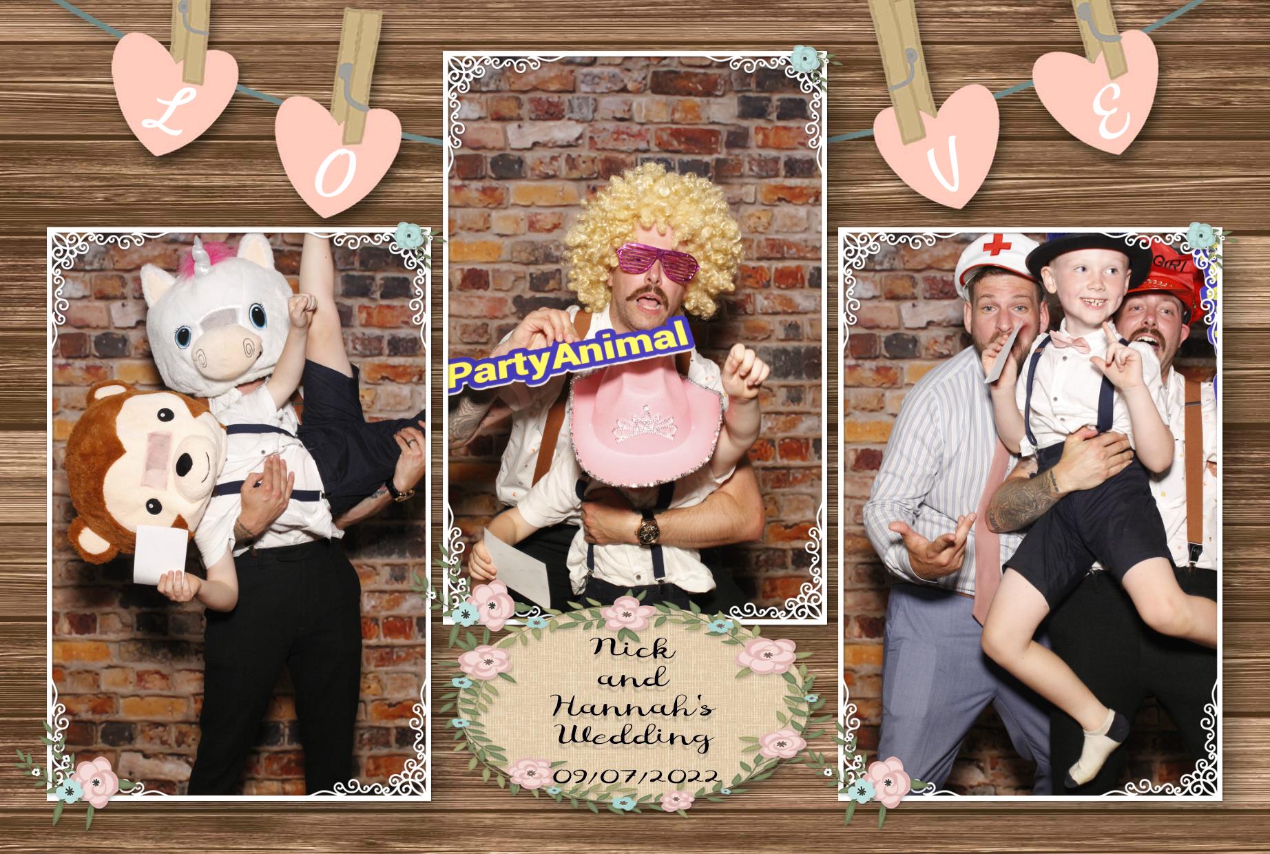 Nick and Hannah's Wedding  | View more photos from the event at gallery.myphotoboothexperience.co.uk/u/MyPhotoBoothExperienceLtd/Nick-and-Hannahs-Wedding