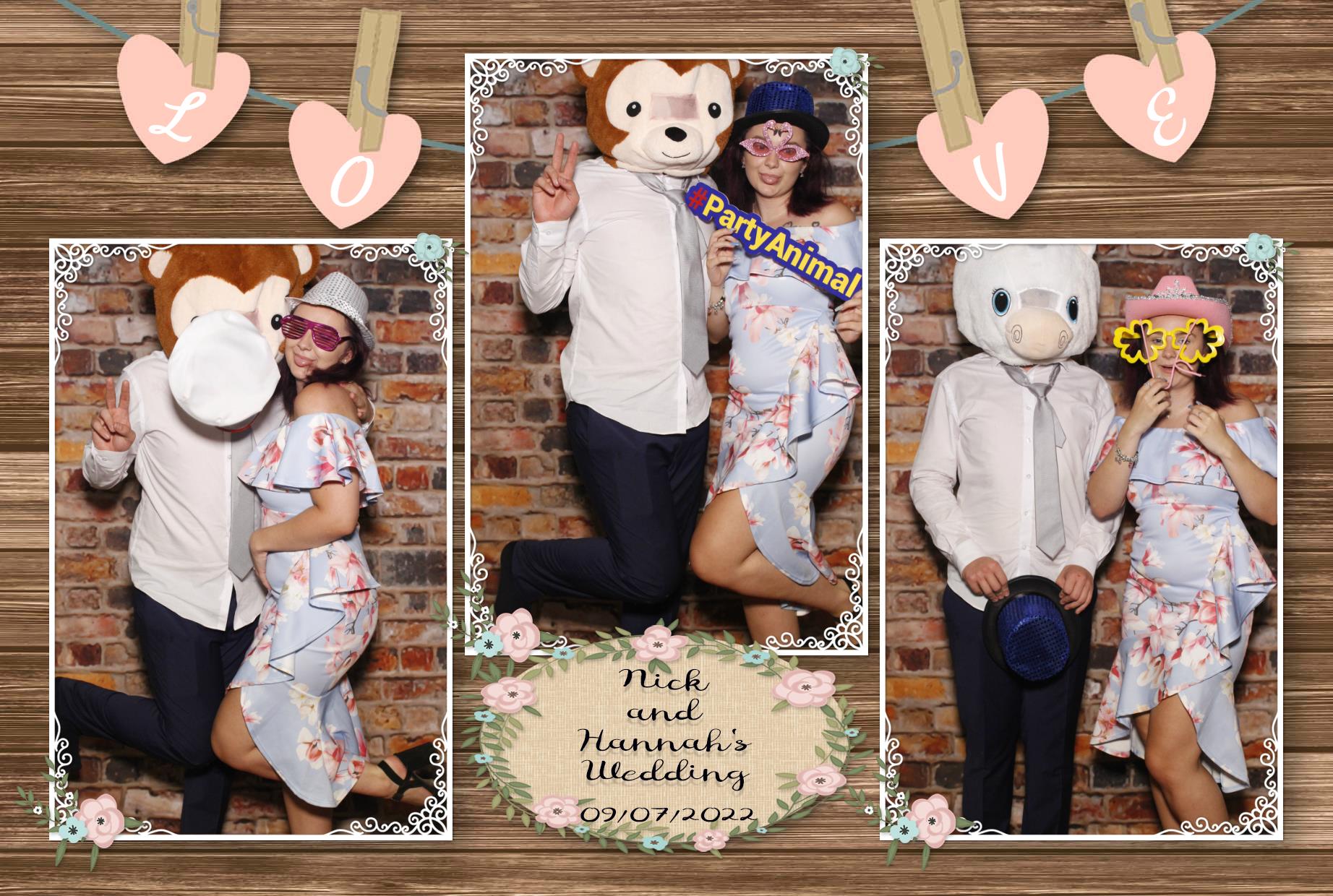 Nick and Hannah's Wedding  | View more photos from the event at gallery.myphotoboothexperience.co.uk/u/MyPhotoBoothExperienceLtd/Nick-and-Hannahs-Wedding