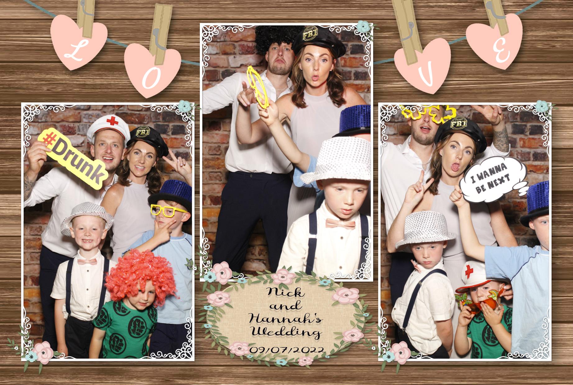 Nick and Hannah's Wedding  | View more photos from the event at gallery.myphotoboothexperience.co.uk/u/MyPhotoBoothExperienceLtd/Nick-and-Hannahs-Wedding
