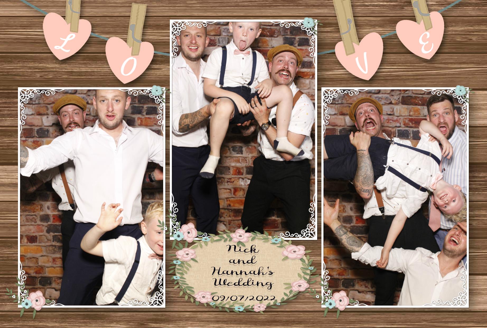 Nick and Hannah's Wedding  | View more photos from the event at gallery.myphotoboothexperience.co.uk/u/MyPhotoBoothExperienceLtd/Nick-and-Hannahs-Wedding