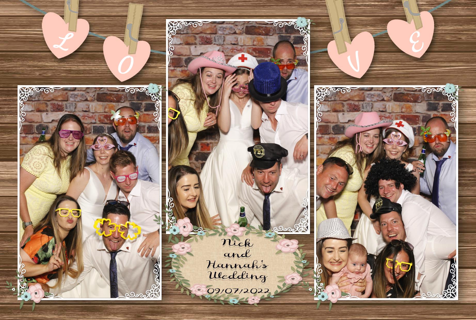 Nick and Hannah's Wedding  | View more photos from the event at gallery.myphotoboothexperience.co.uk/u/MyPhotoBoothExperienceLtd/Nick-and-Hannahs-Wedding