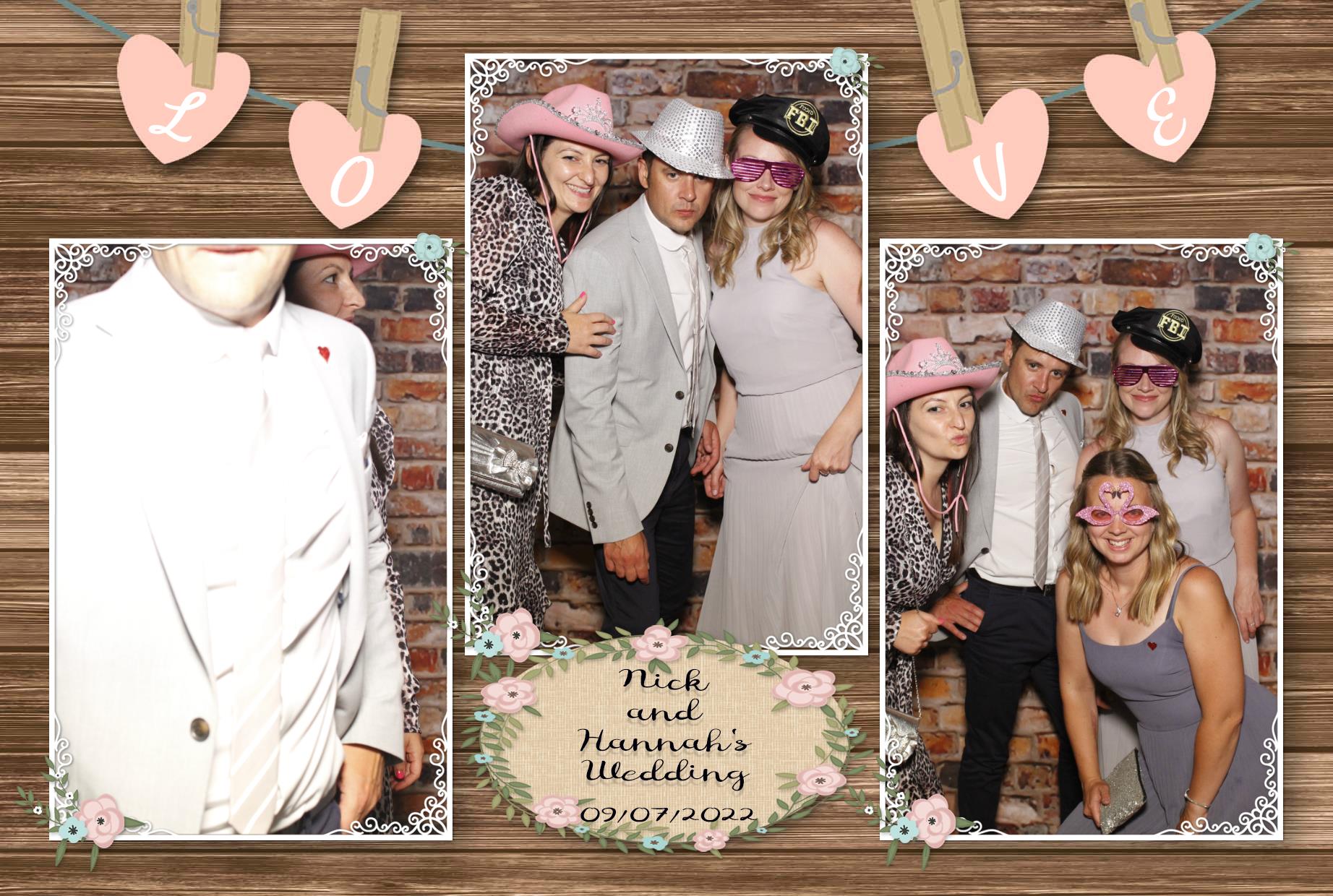 Nick and Hannah's Wedding  | View more photos from the event at gallery.myphotoboothexperience.co.uk/u/MyPhotoBoothExperienceLtd/Nick-and-Hannahs-Wedding
