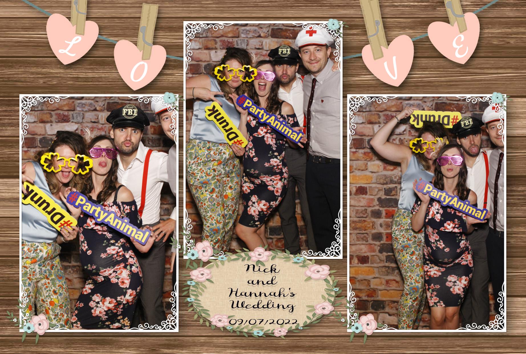 Nick and Hannah's Wedding  | View more photos from the event at gallery.myphotoboothexperience.co.uk/u/MyPhotoBoothExperienceLtd/Nick-and-Hannahs-Wedding