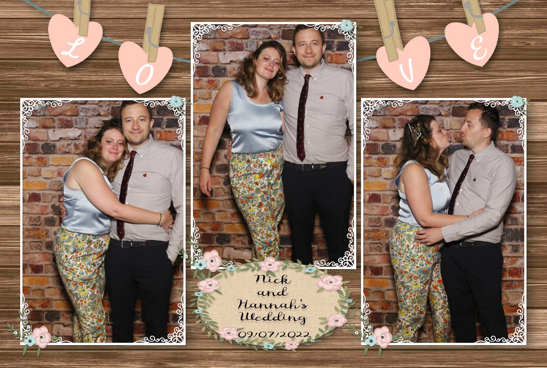 Nick and Hannah's Wedding  | View more photos from the event at gallery.myphotoboothexperience.co.uk/u/MyPhotoBoothExperienceLtd/Nick-and-Hannahs-Wedding