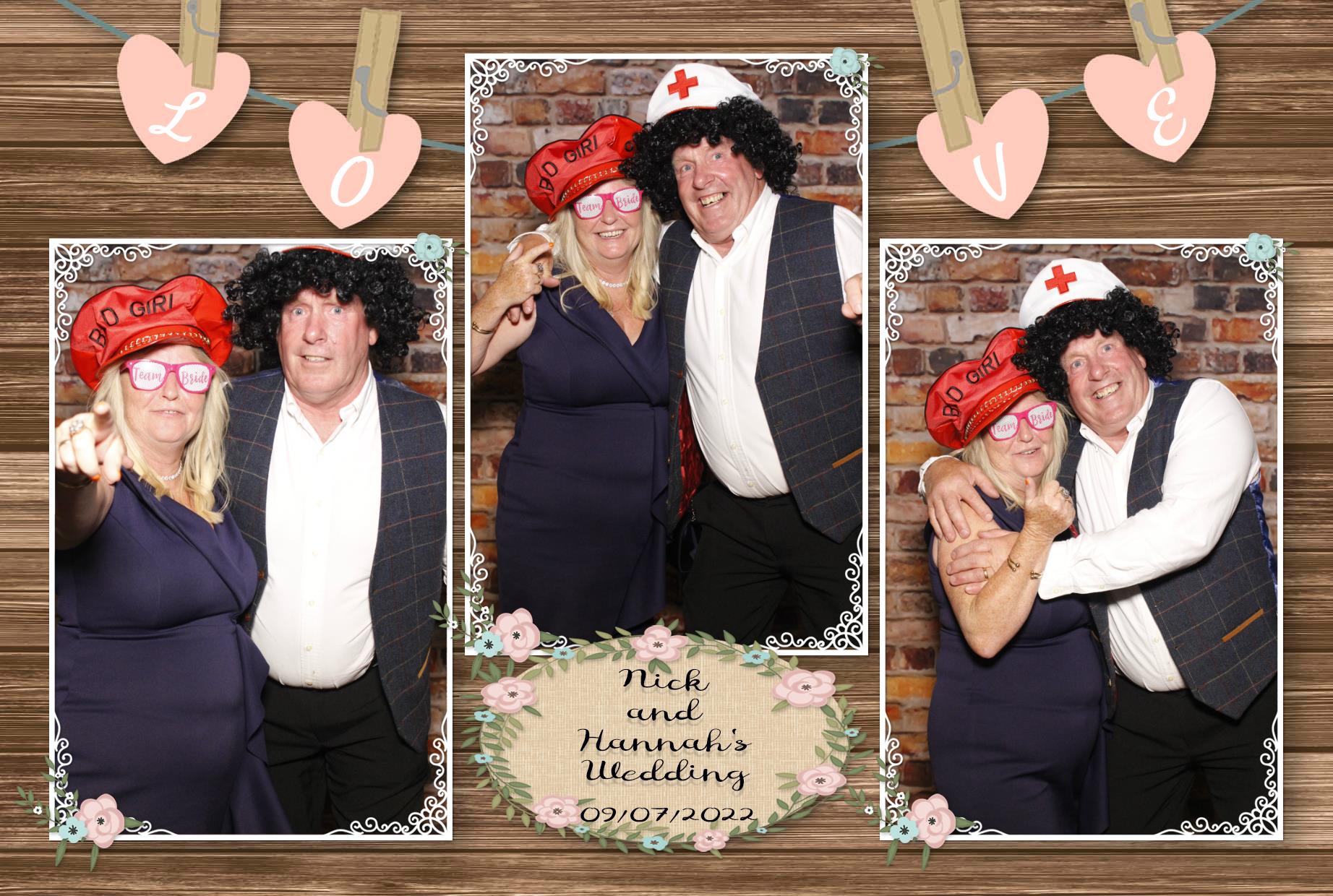 Nick and Hannah's Wedding  | View more photos from the event at gallery.myphotoboothexperience.co.uk/u/MyPhotoBoothExperienceLtd/Nick-and-Hannahs-Wedding