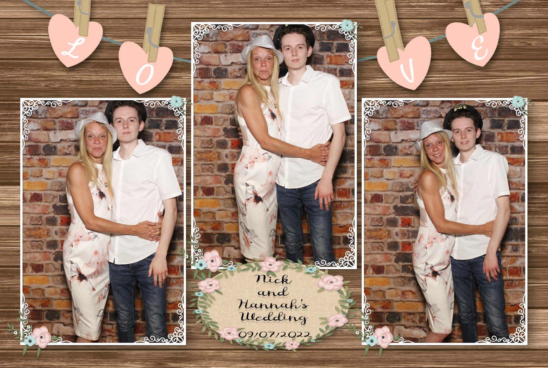 Nick and Hannah's Wedding  | View more photos from the event at gallery.myphotoboothexperience.co.uk/u/MyPhotoBoothExperienceLtd/Nick-and-Hannahs-Wedding