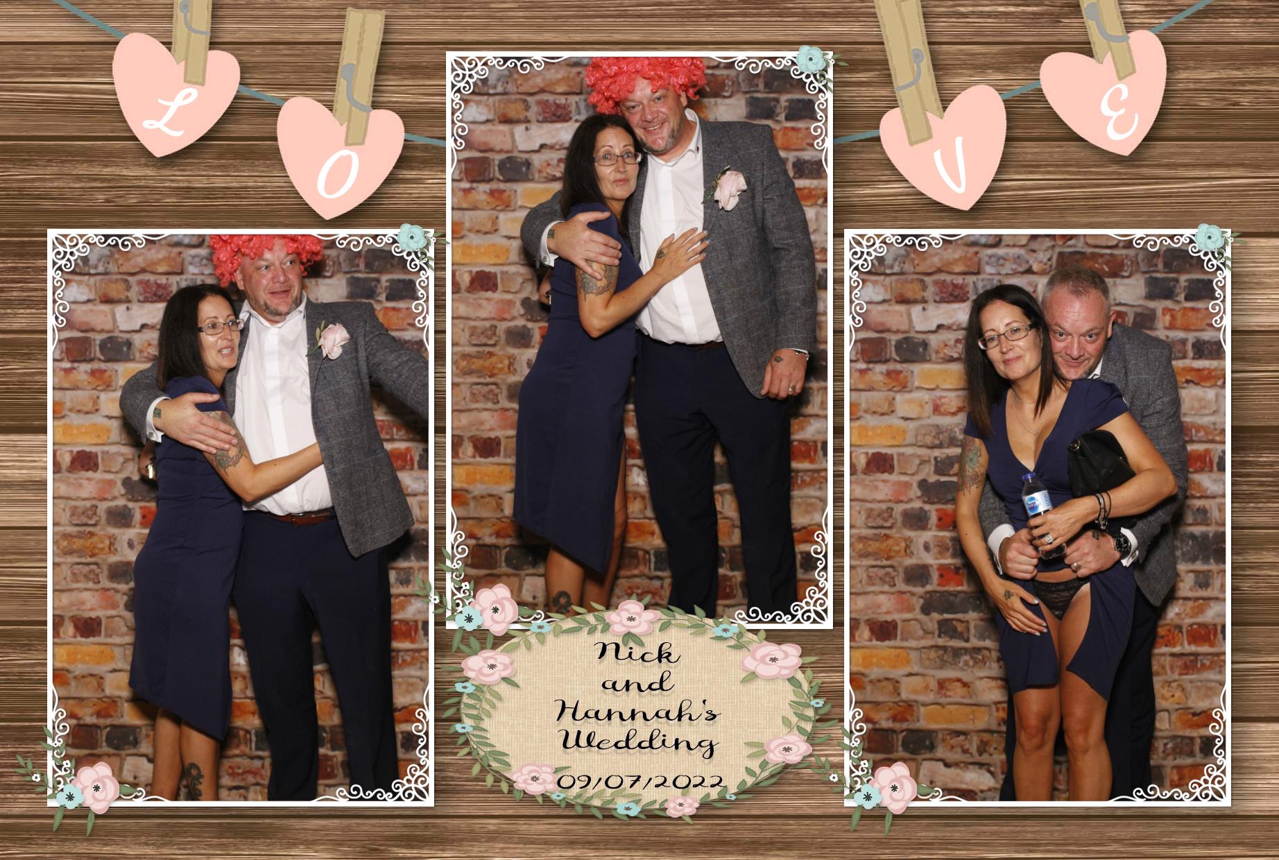Nick and Hannah's Wedding  | View more photos from the event at gallery.myphotoboothexperience.co.uk/u/MyPhotoBoothExperienceLtd/Nick-and-Hannahs-Wedding