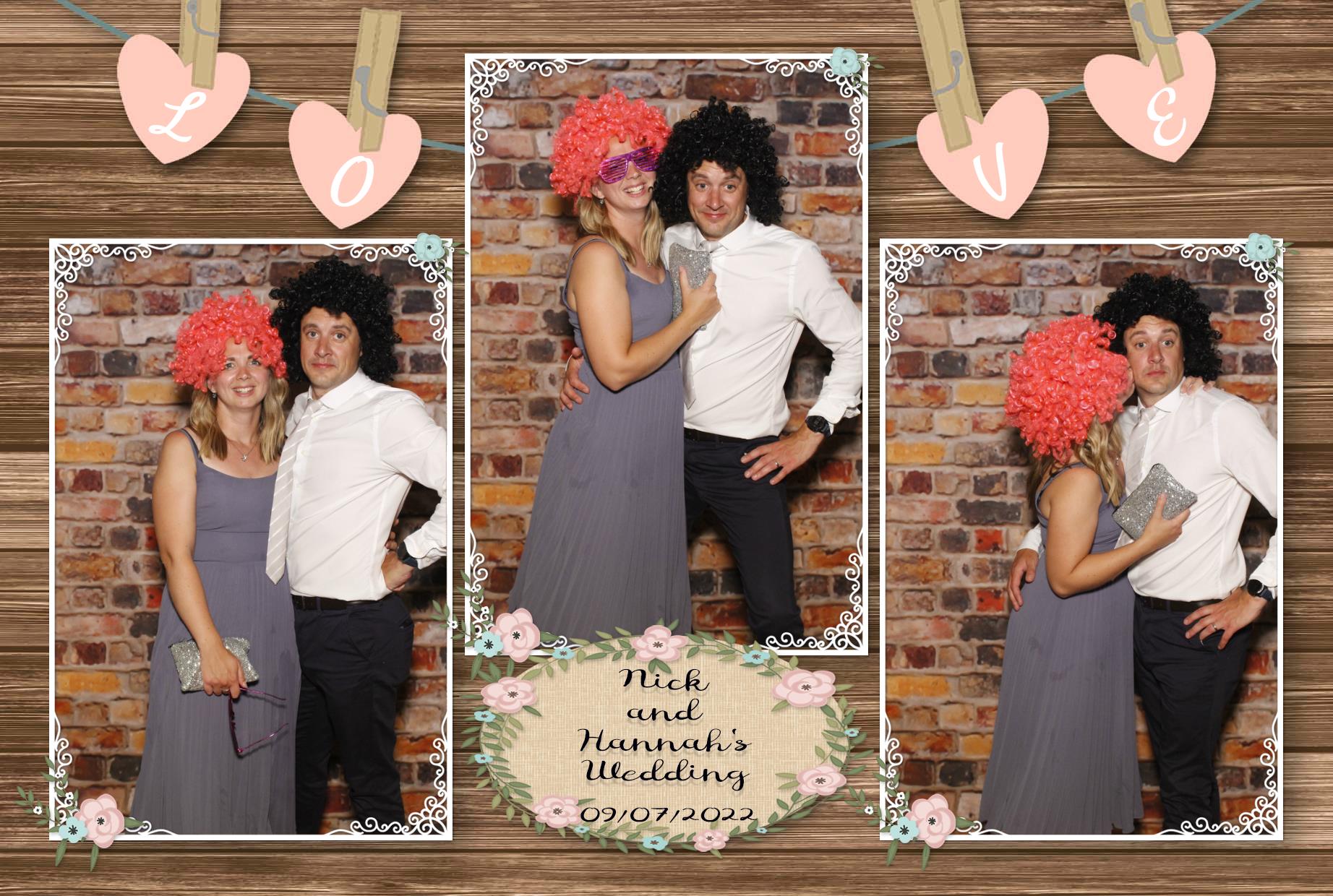 Nick and Hannah's Wedding  | View more photos from the event at gallery.myphotoboothexperience.co.uk/u/MyPhotoBoothExperienceLtd/Nick-and-Hannahs-Wedding