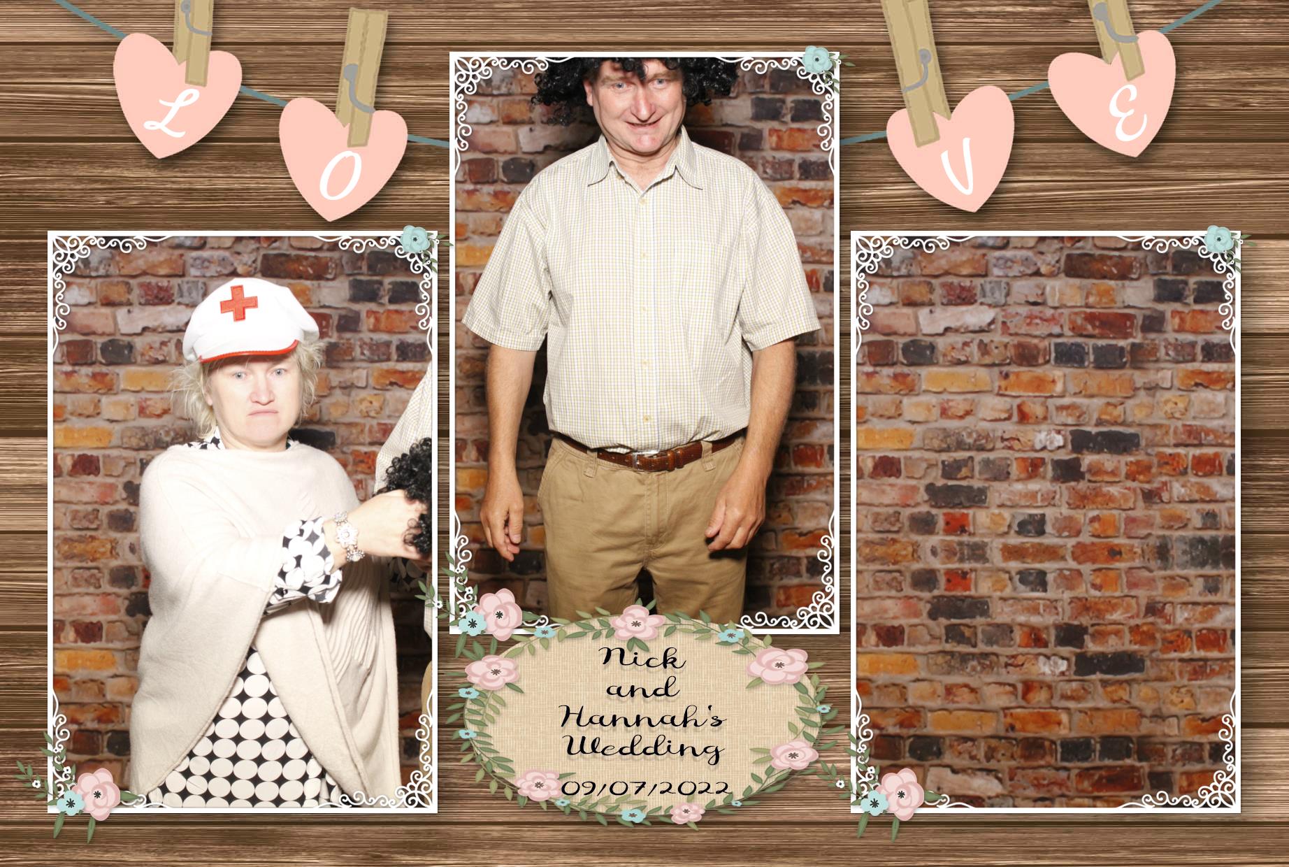 Nick and Hannah's Wedding  | View more photos from the event at gallery.myphotoboothexperience.co.uk/u/MyPhotoBoothExperienceLtd/Nick-and-Hannahs-Wedding
