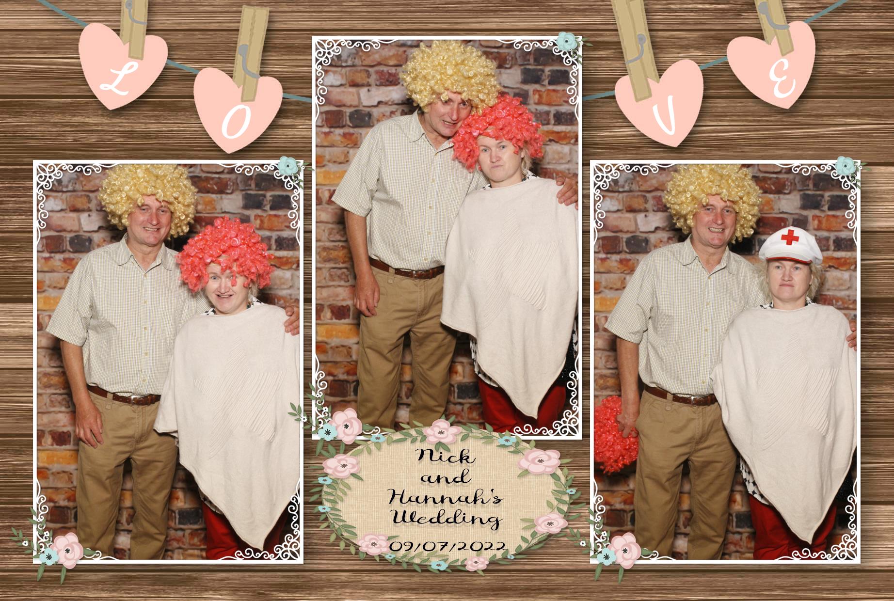 Nick and Hannah's Wedding  | View more photos from the event at gallery.myphotoboothexperience.co.uk/u/MyPhotoBoothExperienceLtd/Nick-and-Hannahs-Wedding