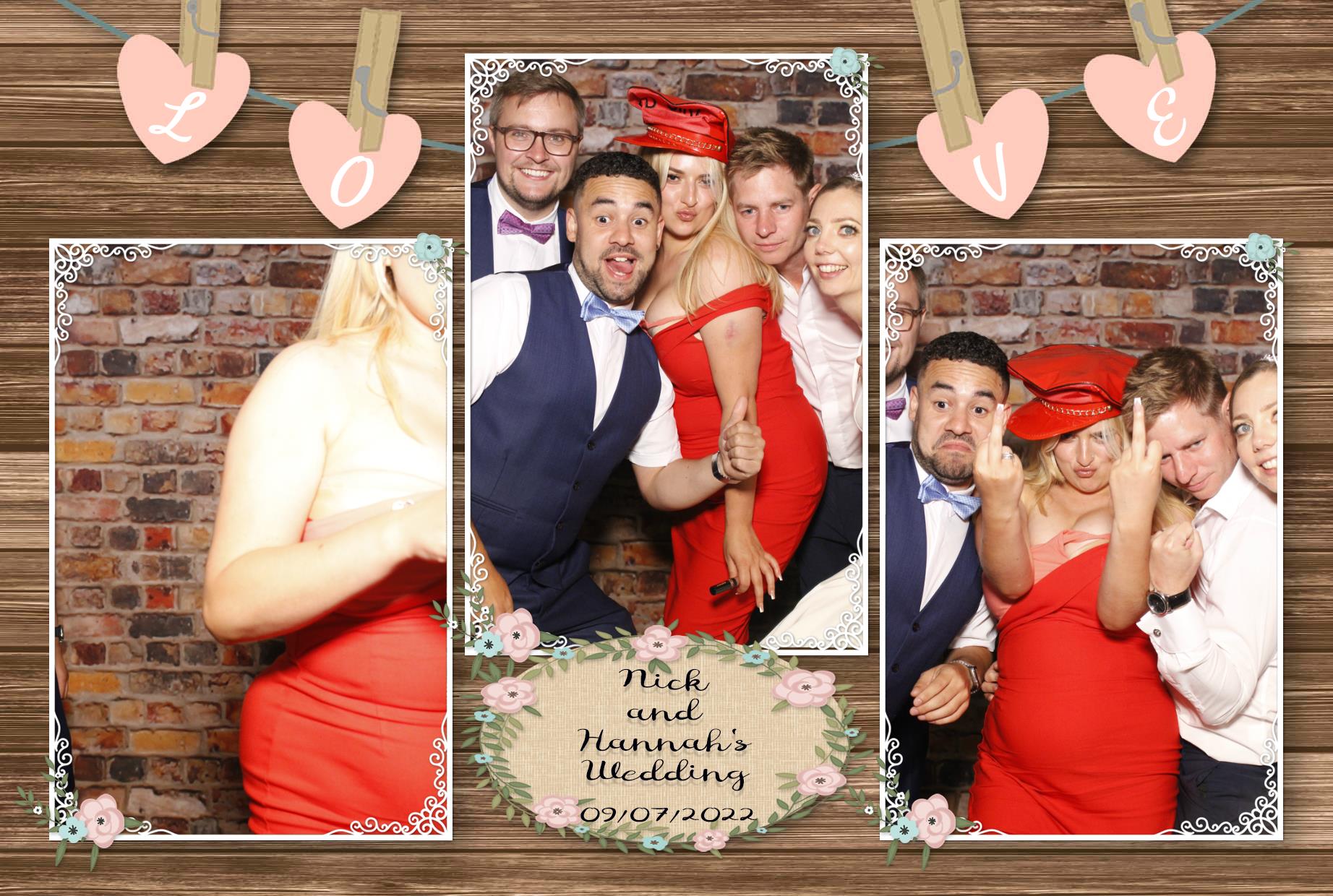 Nick and Hannah's Wedding  | View more photos from the event at gallery.myphotoboothexperience.co.uk/u/MyPhotoBoothExperienceLtd/Nick-and-Hannahs-Wedding