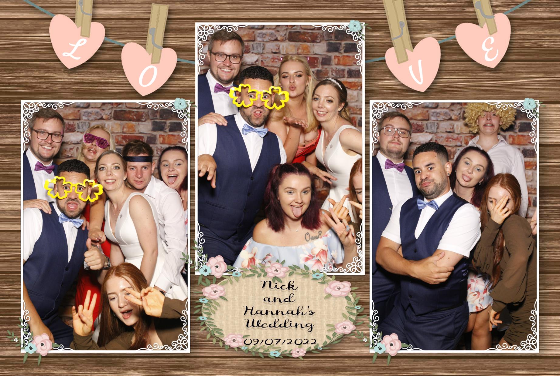Nick and Hannah's Wedding  | View more photos from the event at gallery.myphotoboothexperience.co.uk/u/MyPhotoBoothExperienceLtd/Nick-and-Hannahs-Wedding