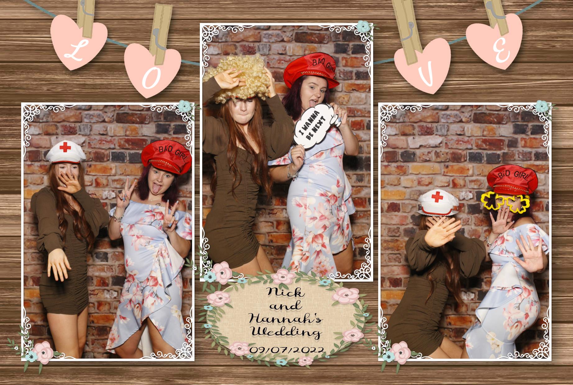 Nick and Hannah's Wedding  | View more photos from the event at gallery.myphotoboothexperience.co.uk/u/MyPhotoBoothExperienceLtd/Nick-and-Hannahs-Wedding