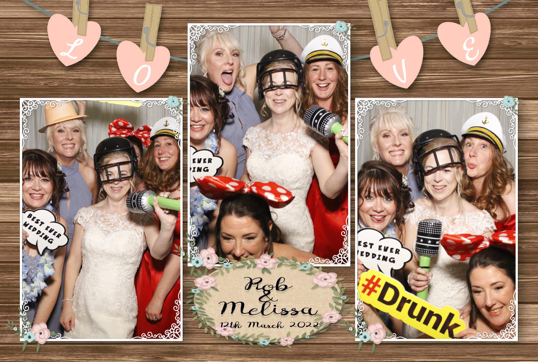 Rob and Melissa's Wedding  | View more photos from the event at gallery.myphotoboothexperience.co.uk/u/MyPhotoBoothExperienceLtd/Rob-and-Melissas-Wedding