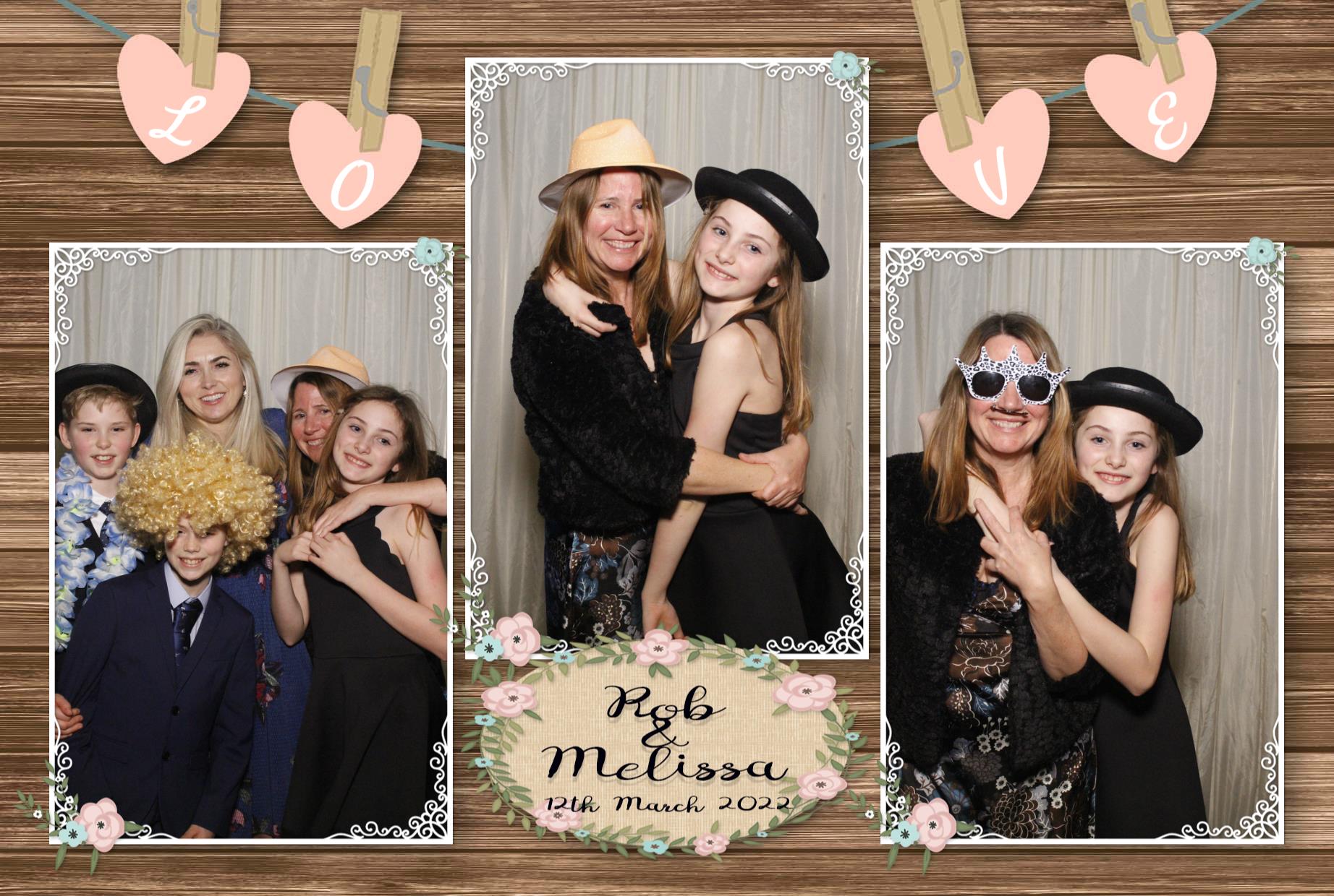 Rob and Melissa's Wedding  | View more photos from the event at gallery.myphotoboothexperience.co.uk/u/MyPhotoBoothExperienceLtd/Rob-and-Melissas-Wedding