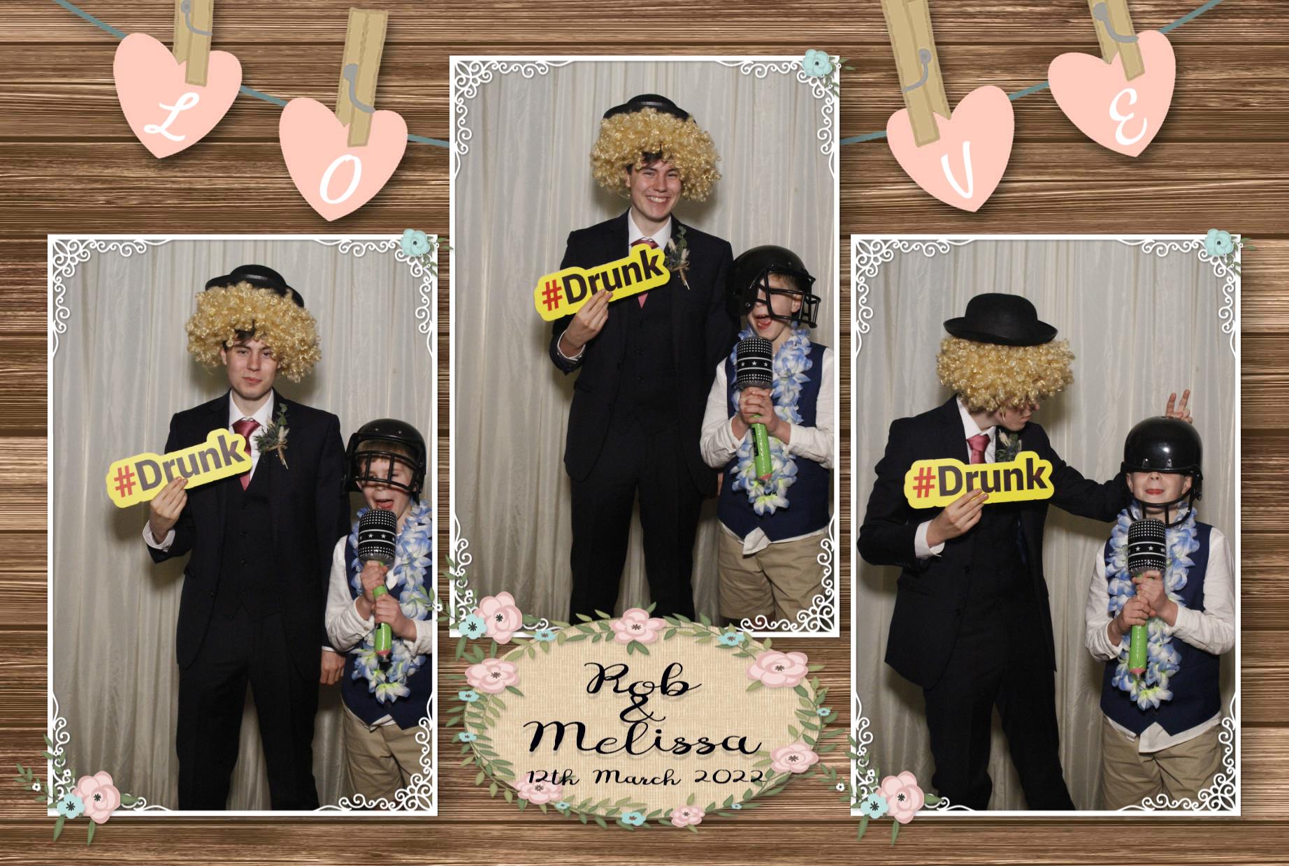 Rob and Melissa's Wedding  | View more photos from the event at gallery.myphotoboothexperience.co.uk/u/MyPhotoBoothExperienceLtd/Rob-and-Melissas-Wedding