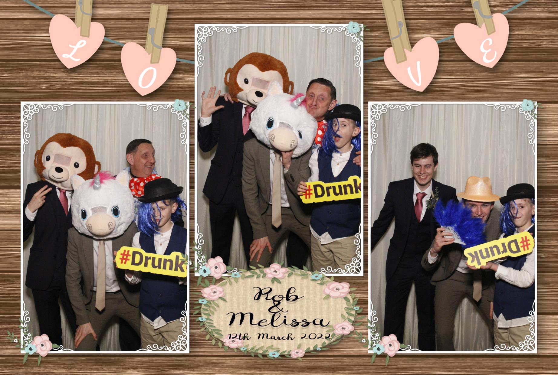 Rob and Melissa's Wedding  | View more photos from the event at gallery.myphotoboothexperience.co.uk/u/MyPhotoBoothExperienceLtd/Rob-and-Melissas-Wedding