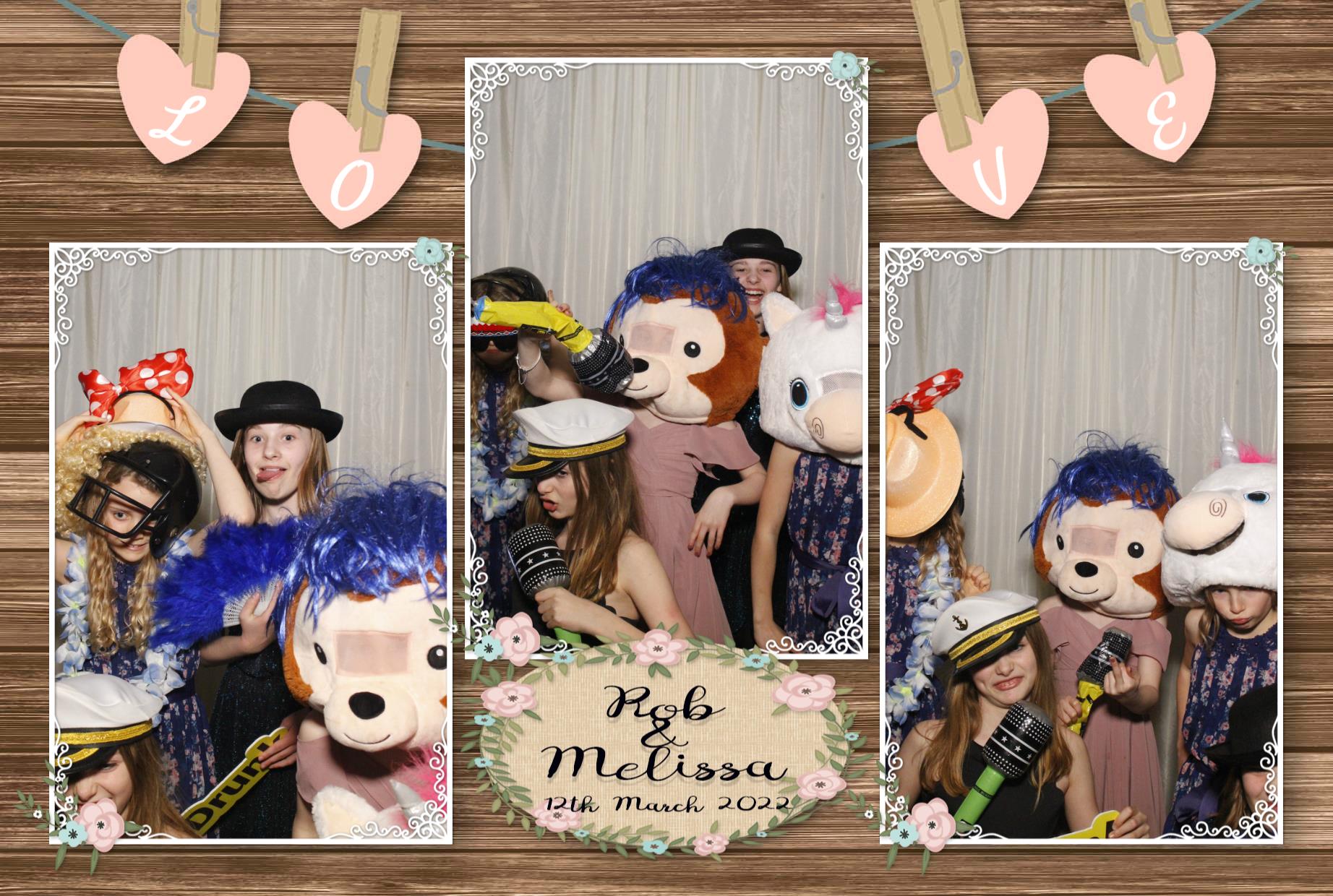 Rob and Melissa's Wedding  | View more photos from the event at gallery.myphotoboothexperience.co.uk/u/MyPhotoBoothExperienceLtd/Rob-and-Melissas-Wedding