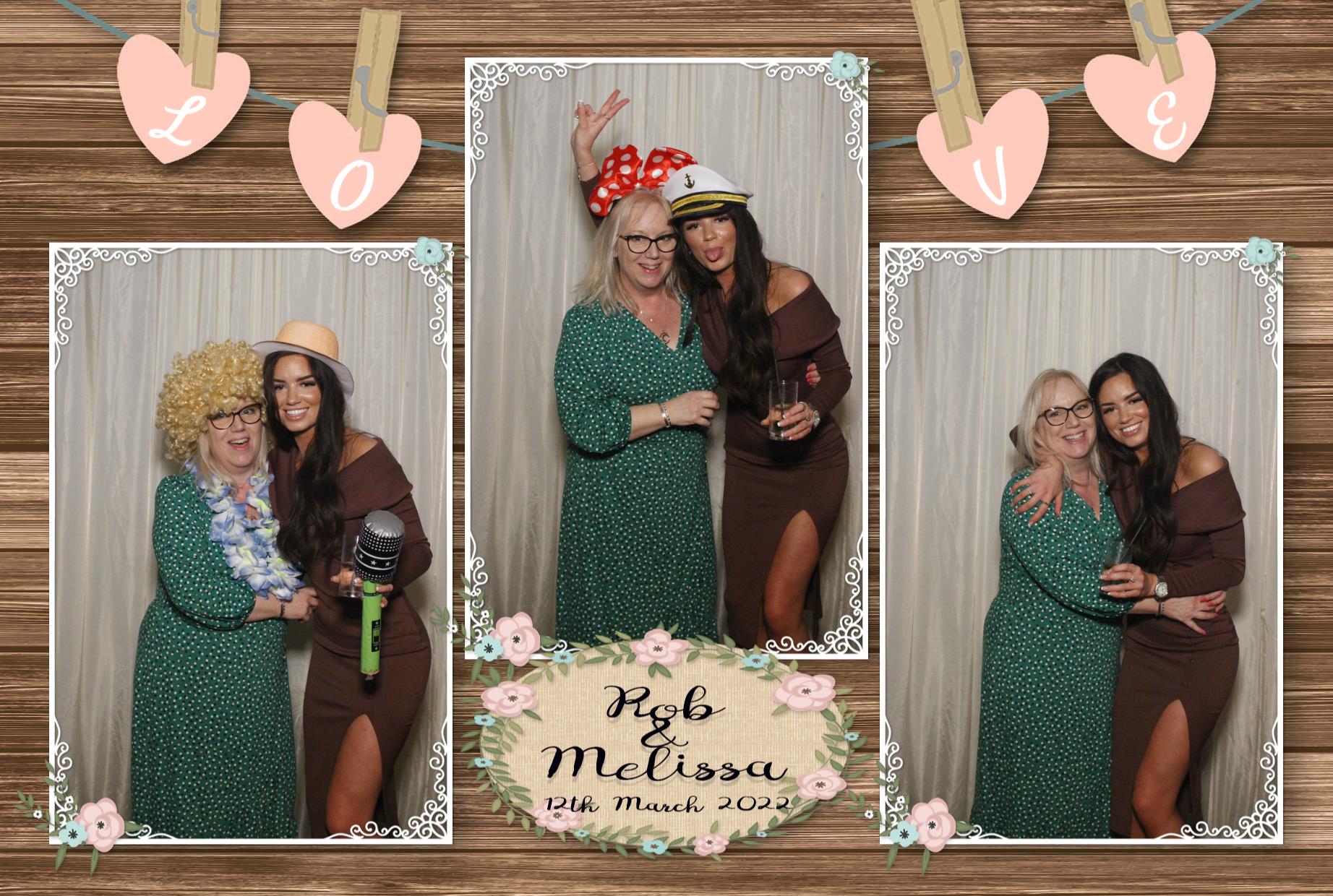 Rob and Melissa's Wedding  | View more photos from the event at gallery.myphotoboothexperience.co.uk/u/MyPhotoBoothExperienceLtd/Rob-and-Melissas-Wedding