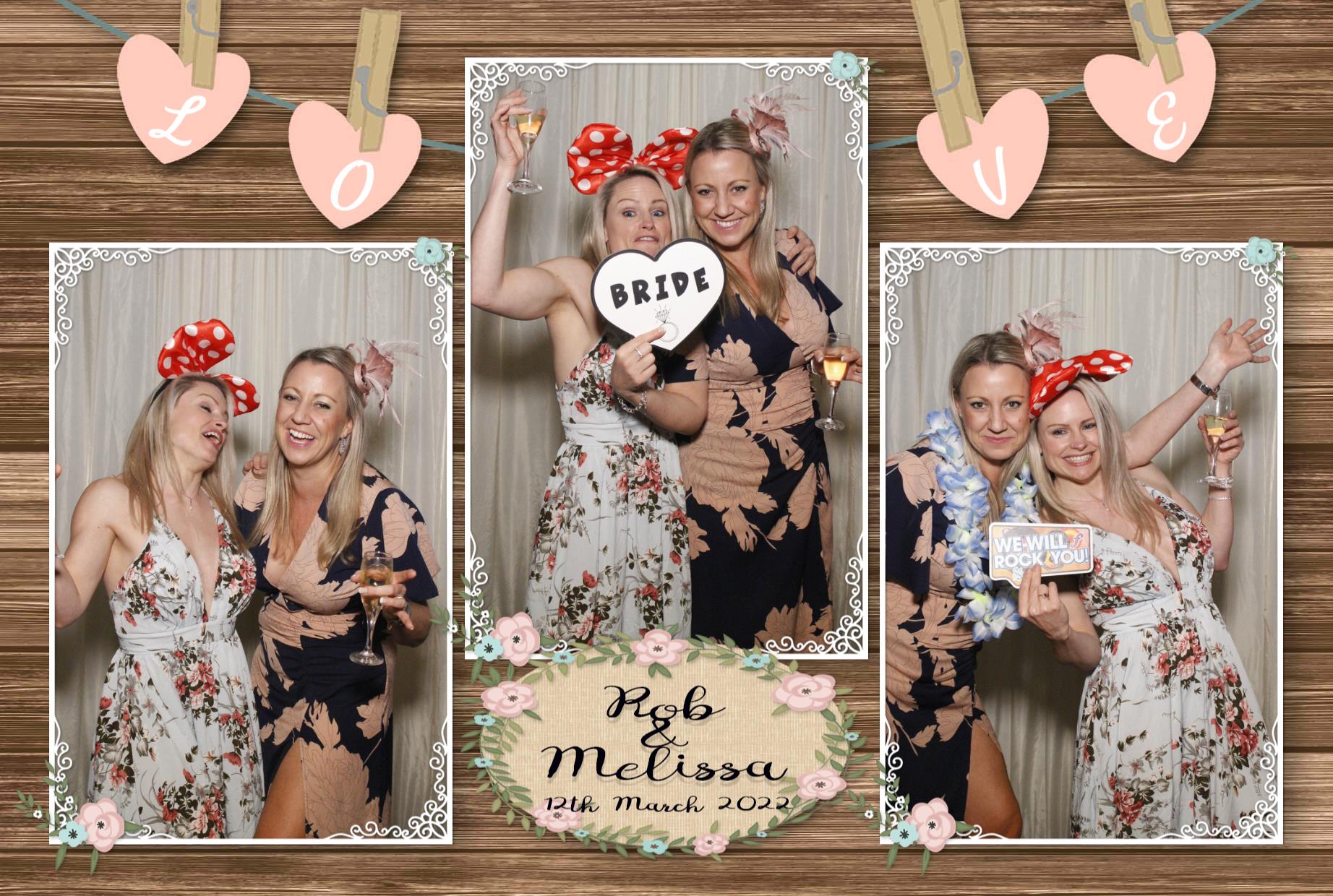 Rob and Melissa's Wedding  | View more photos from the event at gallery.myphotoboothexperience.co.uk/u/MyPhotoBoothExperienceLtd/Rob-and-Melissas-Wedding