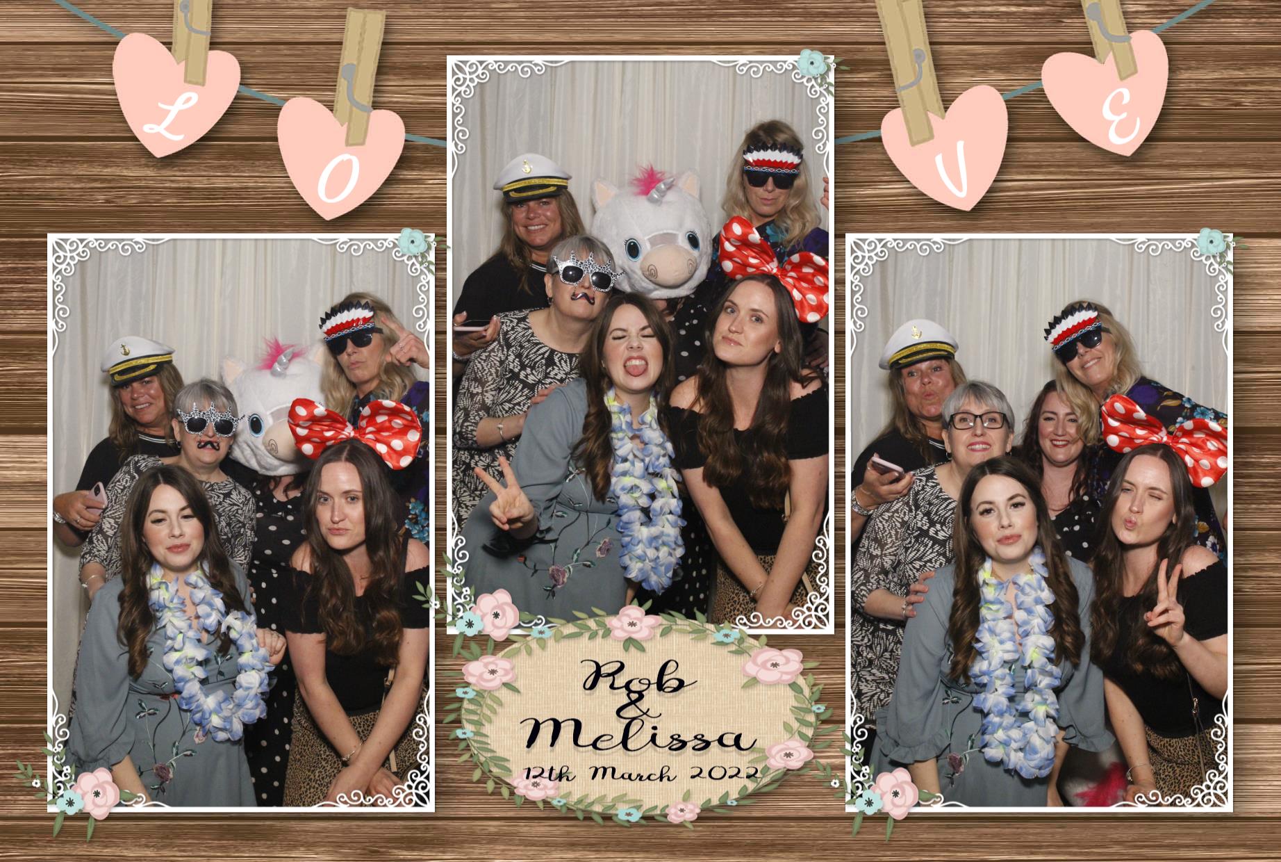 Rob and Melissa's Wedding  | View more photos from the event at gallery.myphotoboothexperience.co.uk/u/MyPhotoBoothExperienceLtd/Rob-and-Melissas-Wedding