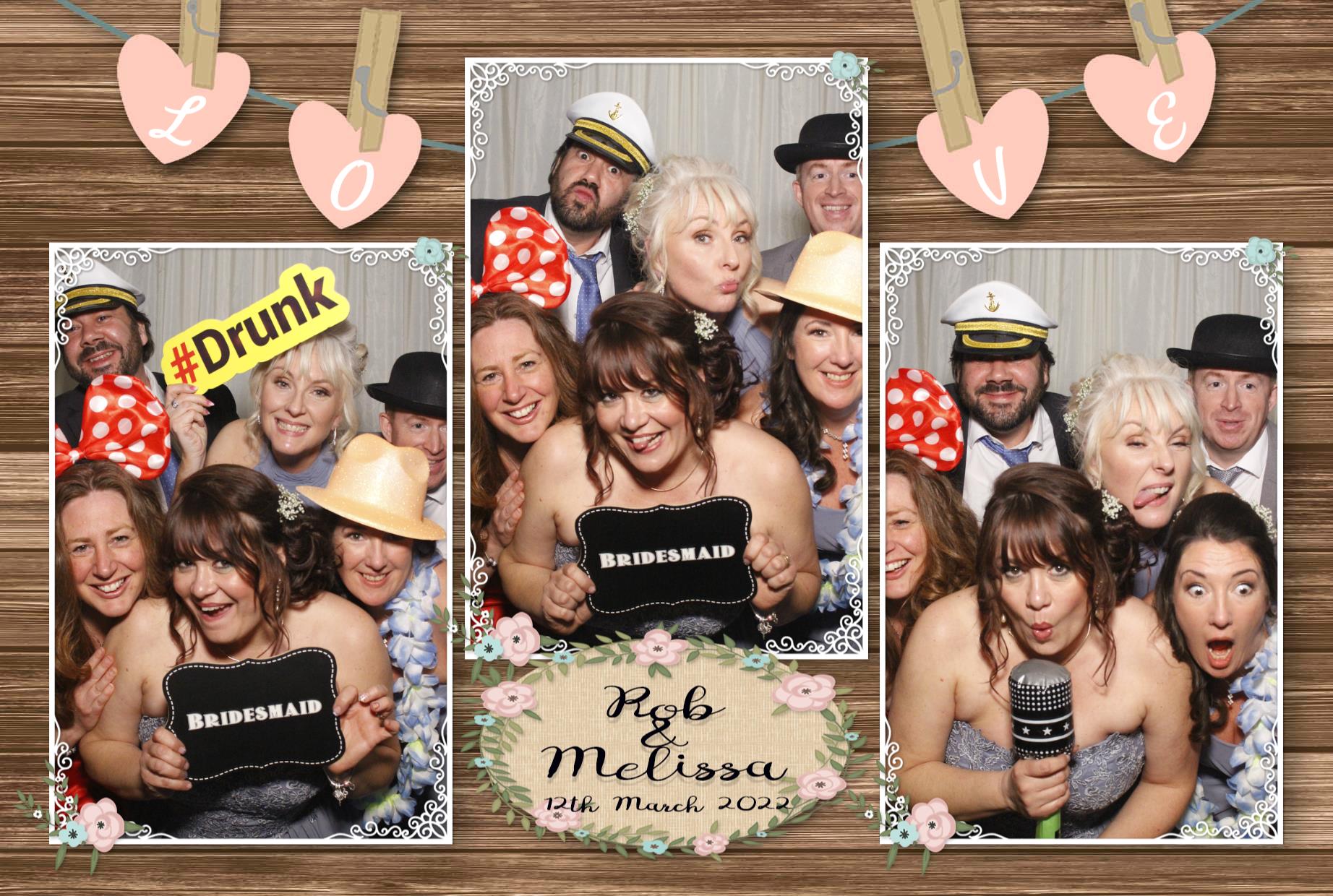 Rob and Melissa's Wedding  | View more photos from the event at gallery.myphotoboothexperience.co.uk/u/MyPhotoBoothExperienceLtd/Rob-and-Melissas-Wedding