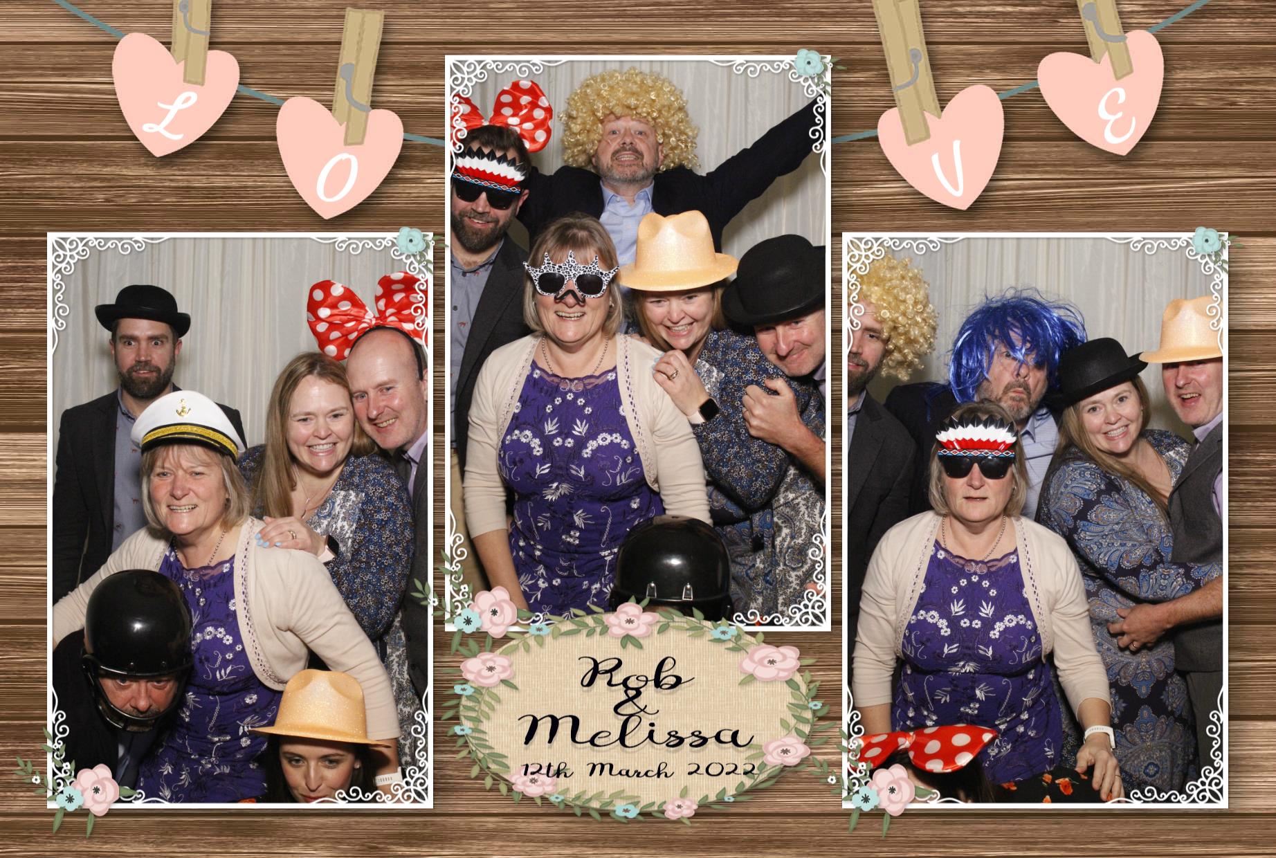 Rob and Melissa's Wedding  | View more photos from the event at gallery.myphotoboothexperience.co.uk/u/MyPhotoBoothExperienceLtd/Rob-and-Melissas-Wedding