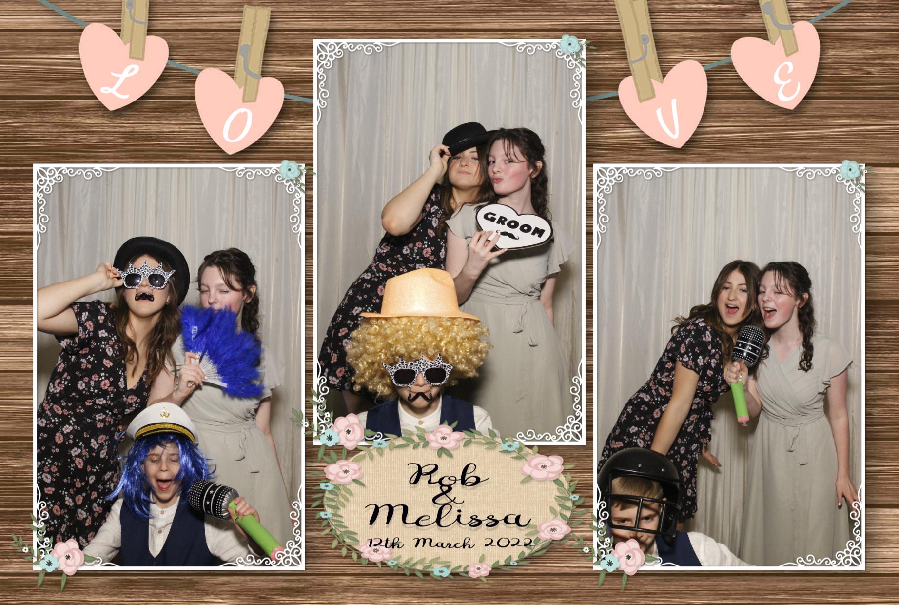 Rob and Melissa's Wedding  | View more photos from the event at gallery.myphotoboothexperience.co.uk/u/MyPhotoBoothExperienceLtd/Rob-and-Melissas-Wedding