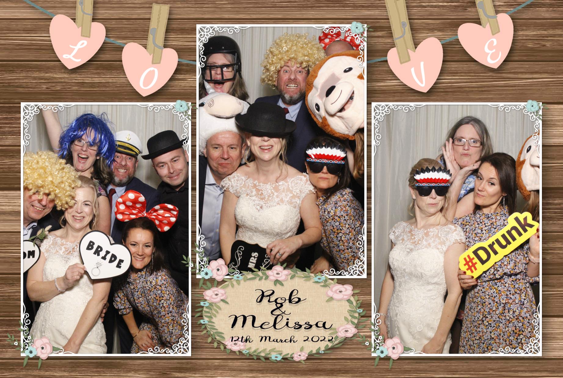 Rob and Melissa's Wedding  | View more photos from the event at gallery.myphotoboothexperience.co.uk/u/MyPhotoBoothExperienceLtd/Rob-and-Melissas-Wedding