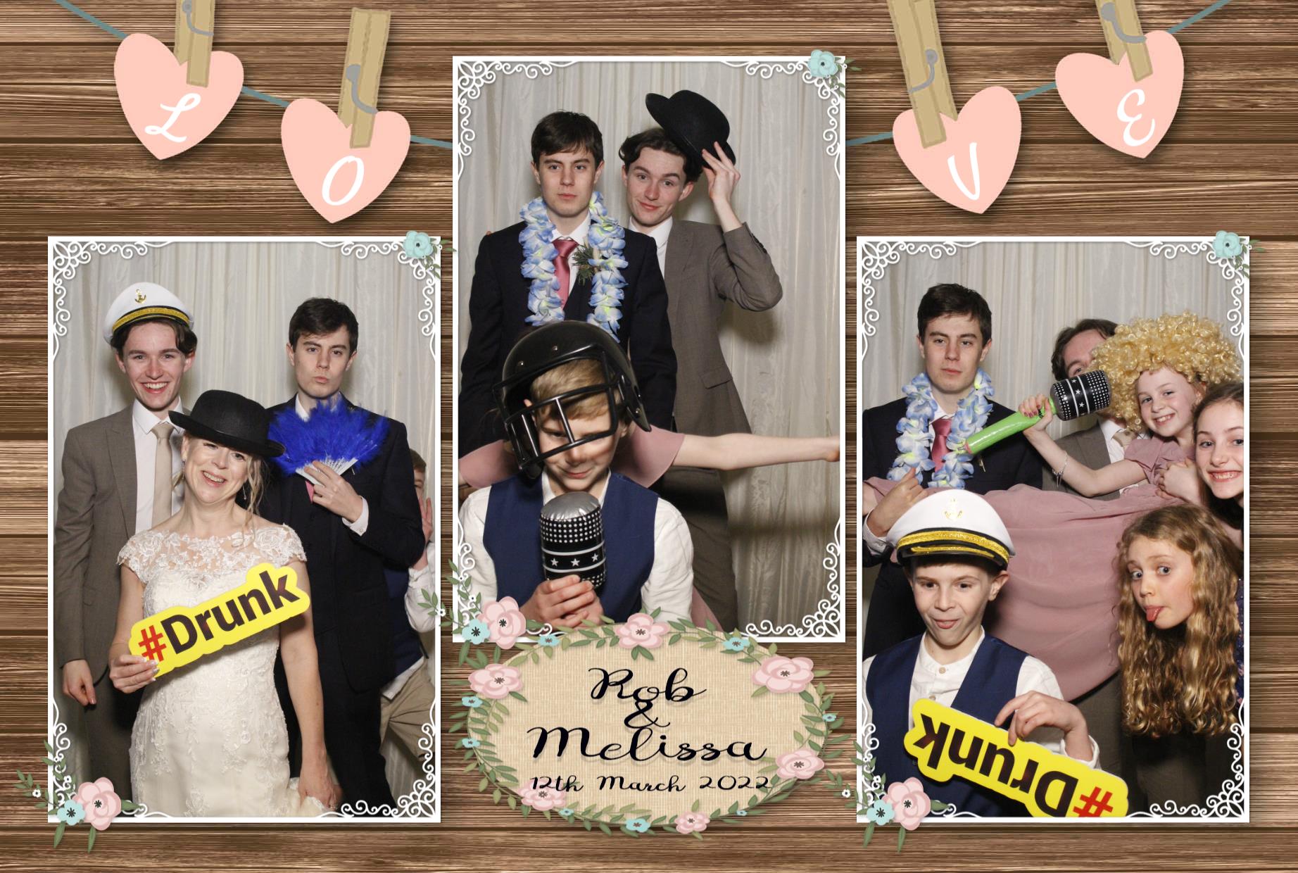 Rob and Melissa's Wedding  | View more photos from the event at gallery.myphotoboothexperience.co.uk/u/MyPhotoBoothExperienceLtd/Rob-and-Melissas-Wedding