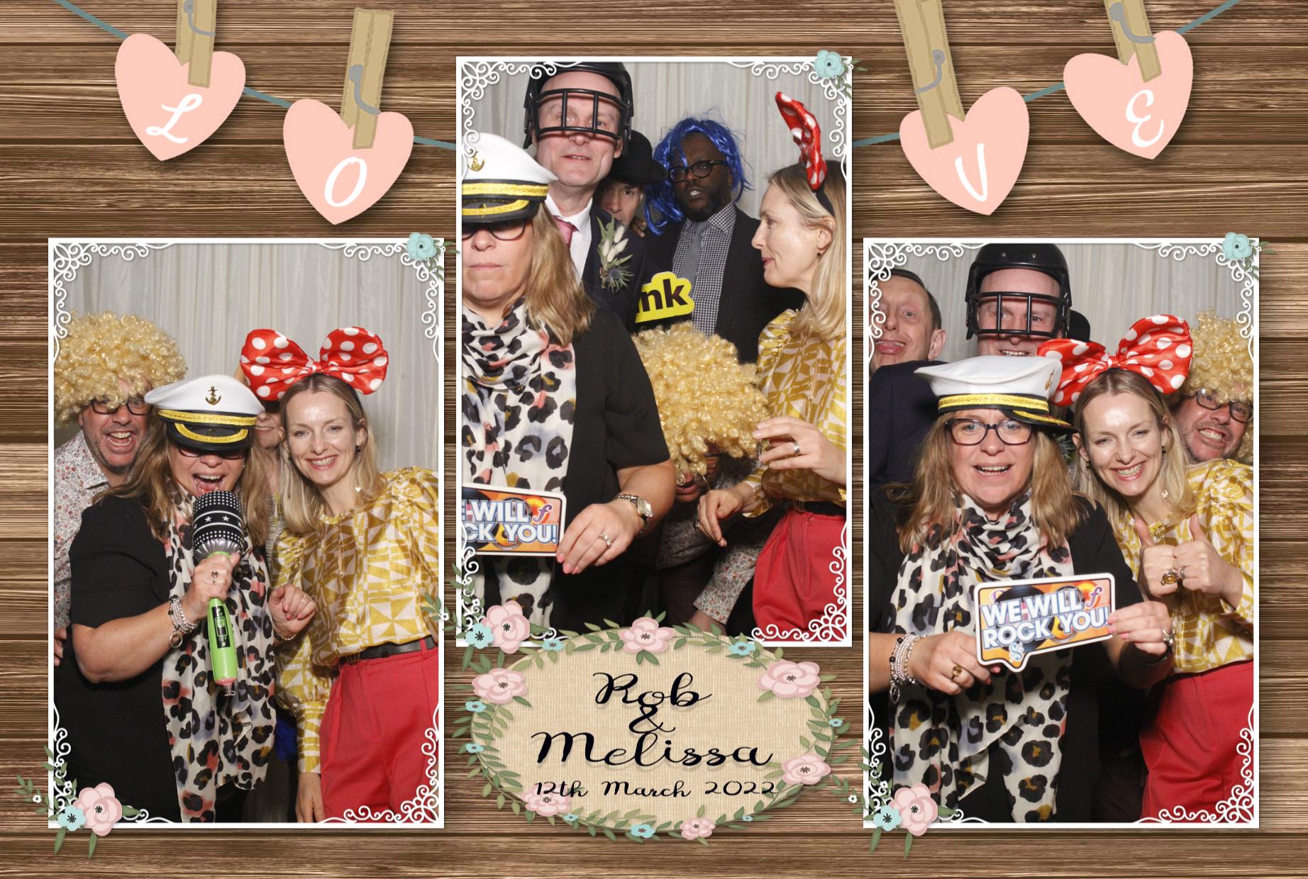 Rob and Melissa's Wedding  | View more photos from the event at gallery.myphotoboothexperience.co.uk/u/MyPhotoBoothExperienceLtd/Rob-and-Melissas-Wedding