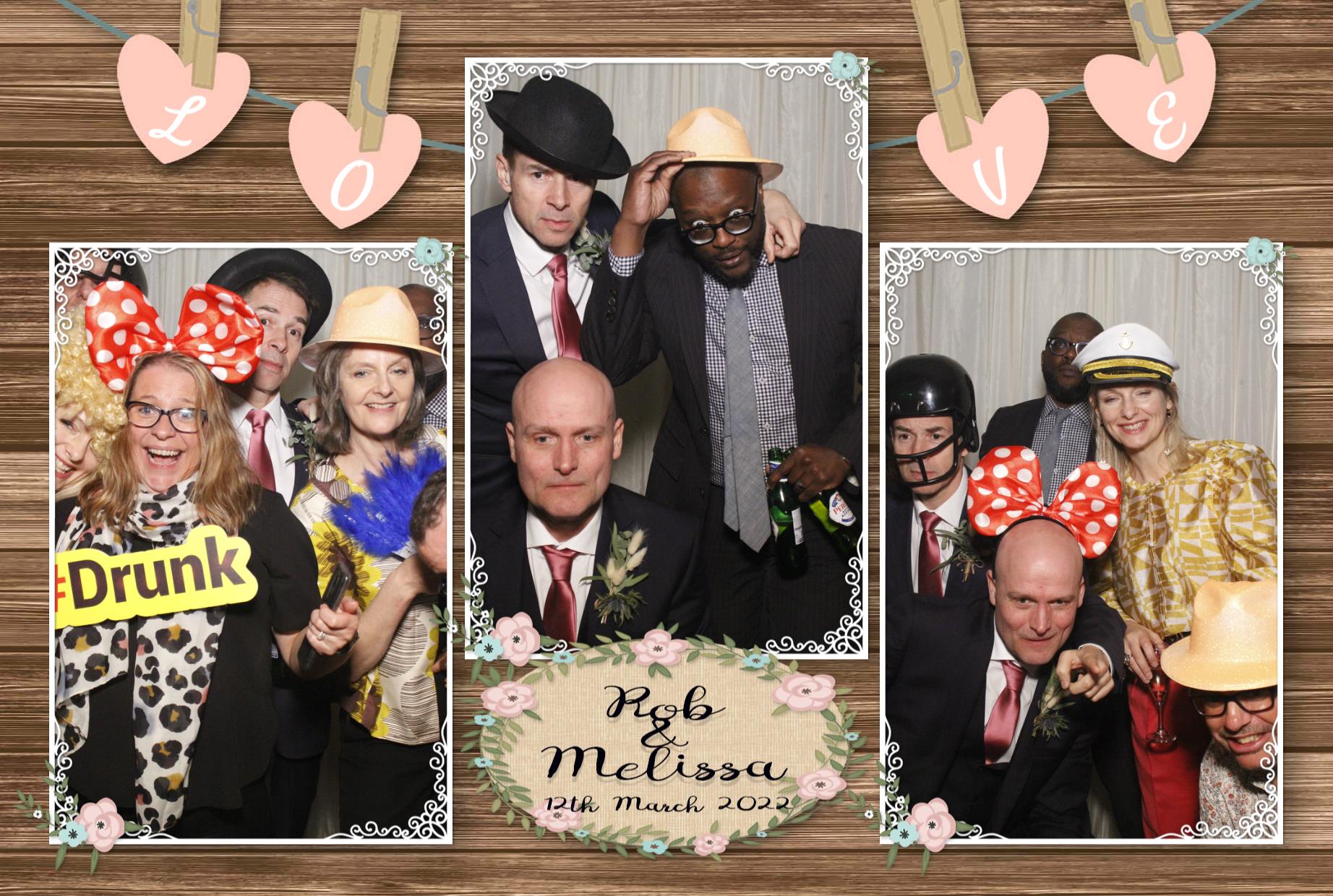 Rob and Melissa's Wedding  | View more photos from the event at gallery.myphotoboothexperience.co.uk/u/MyPhotoBoothExperienceLtd/Rob-and-Melissas-Wedding